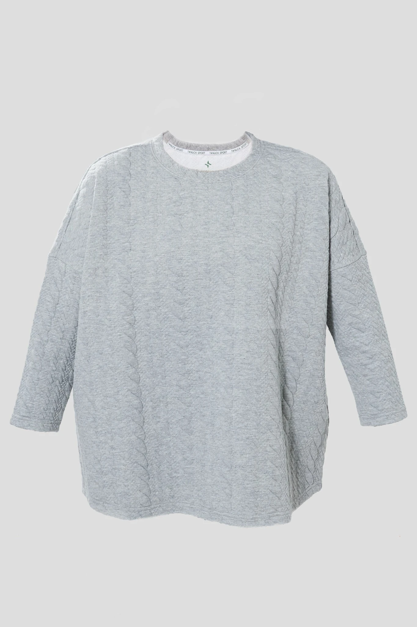 Gray Cable Ally Swing Sweatshirt - Image 5