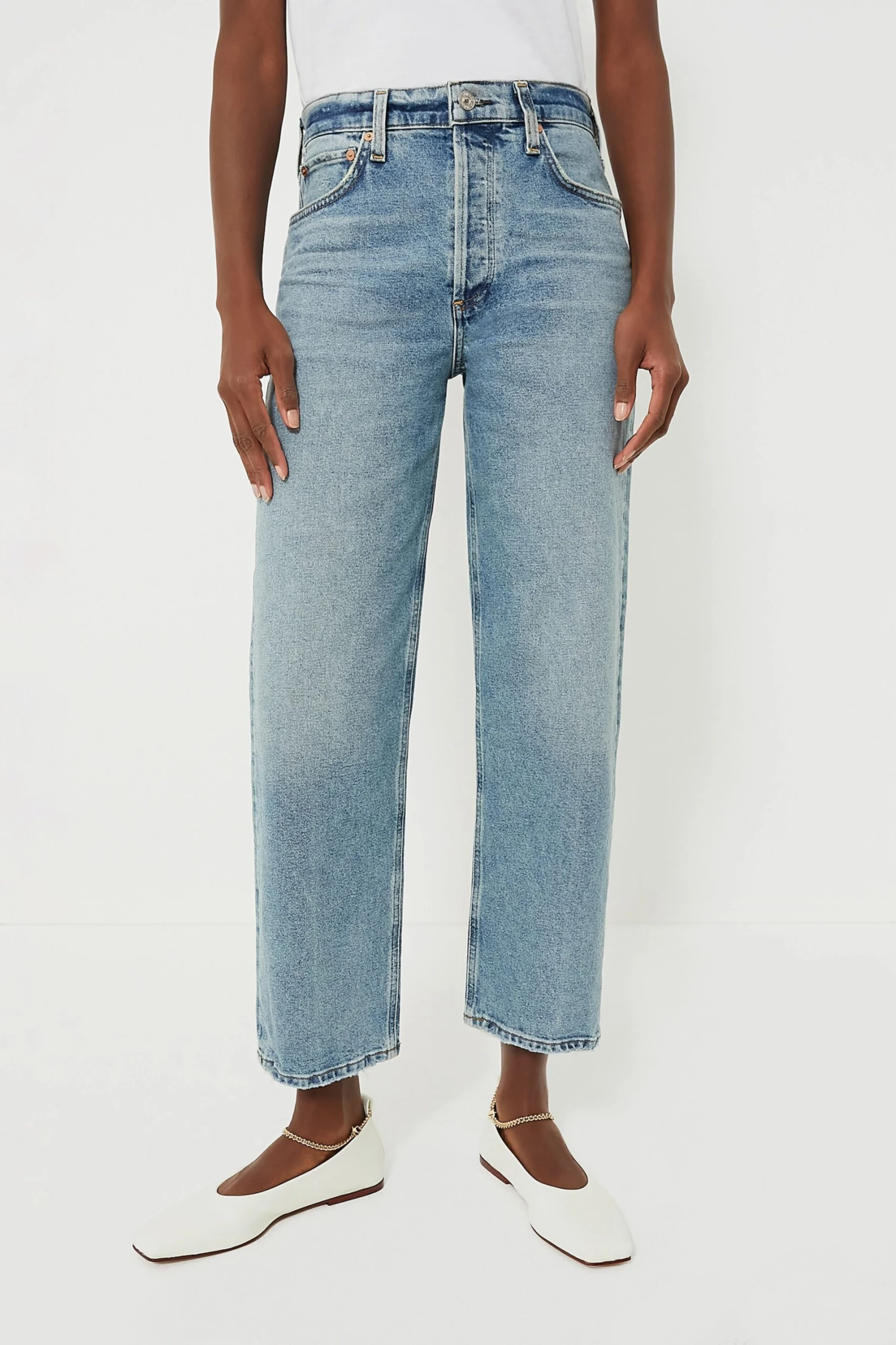 CITIZENS OF HUMANITY Fontana Florence Wide Straight