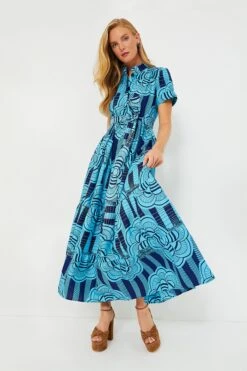 Blue Olori Maxi Dress