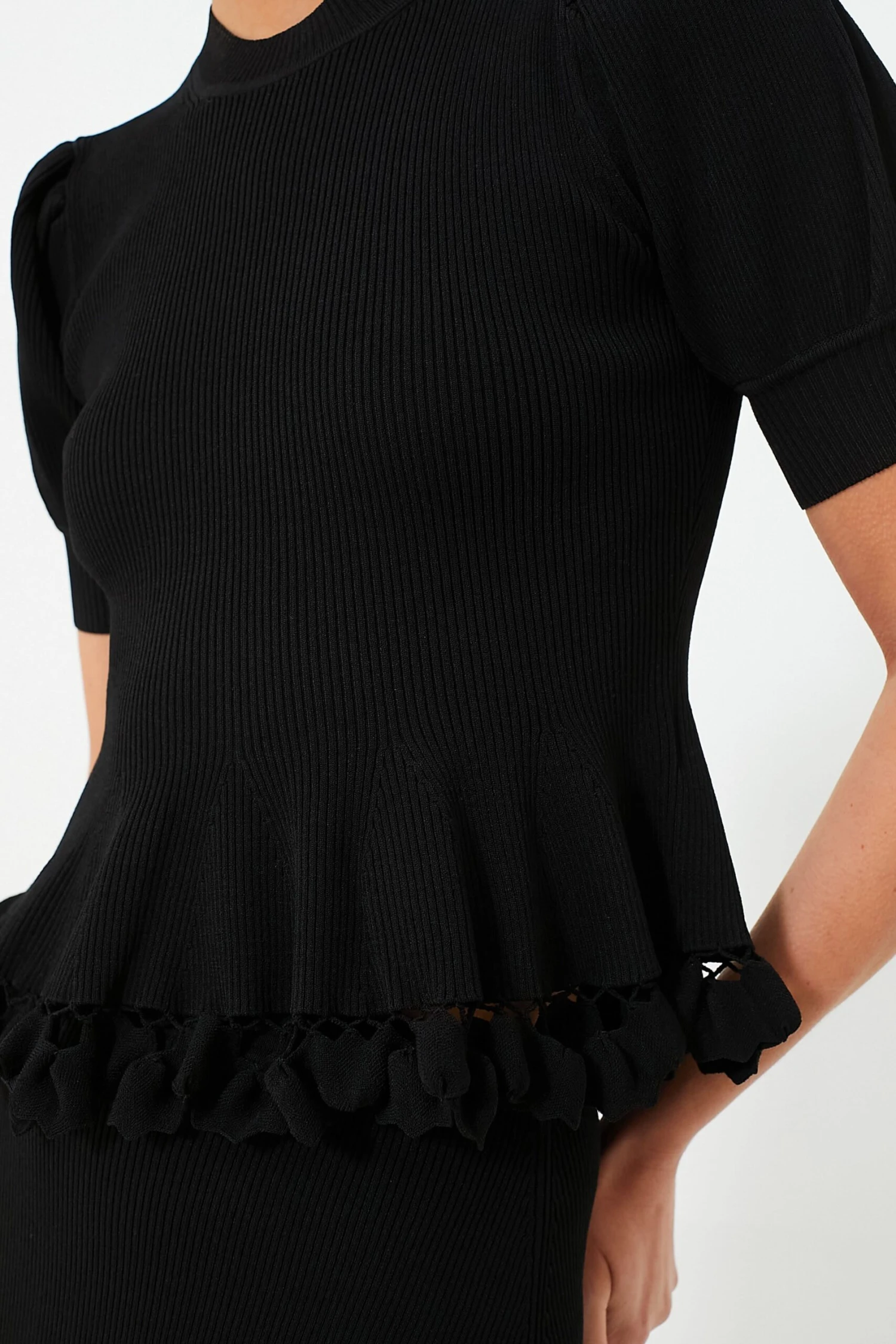 ULLA JOHNSON Noir Esma Top - Image 5