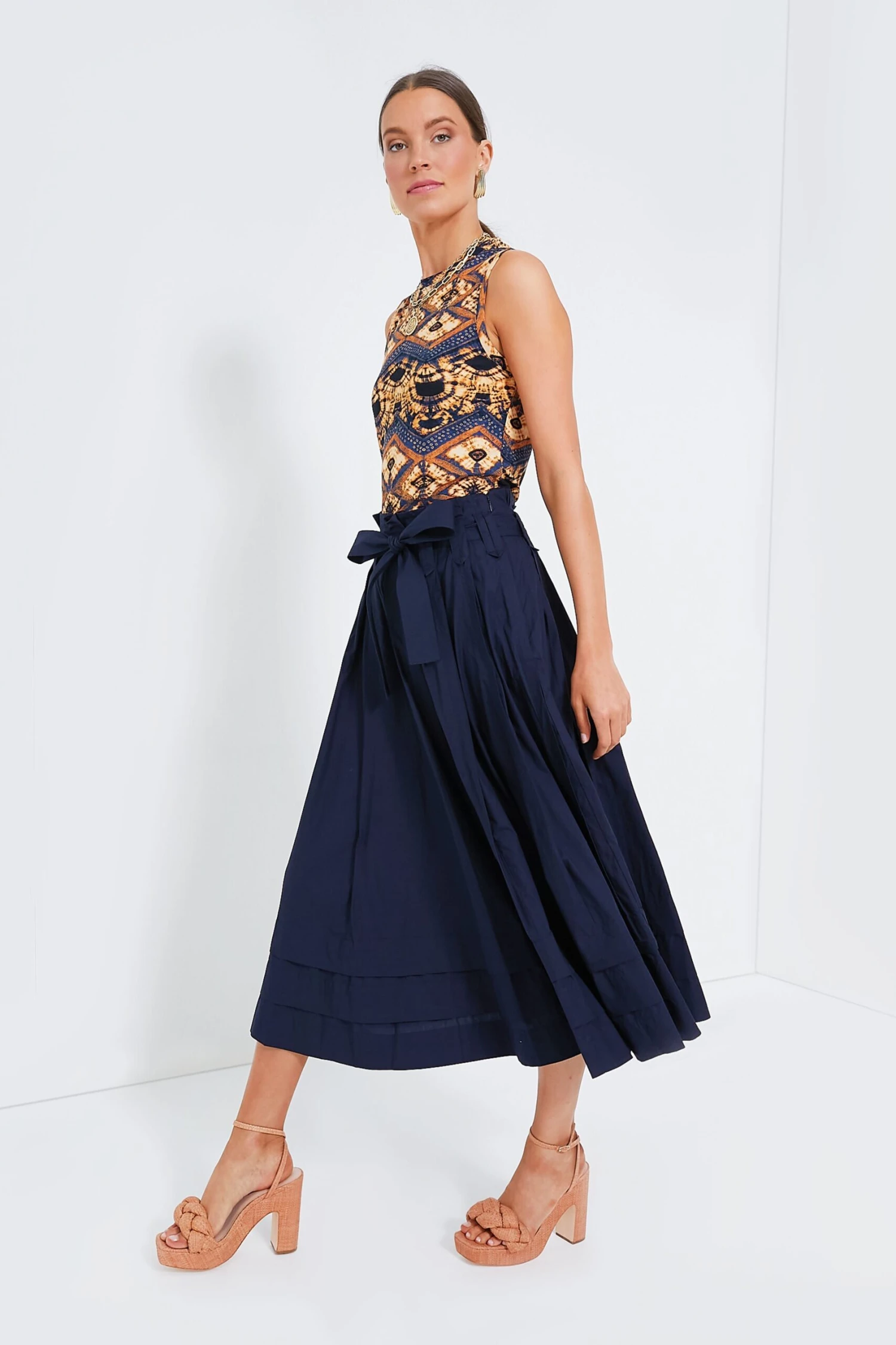 ULLA JOHNSON Midnight Dylan Skirt - Image 3