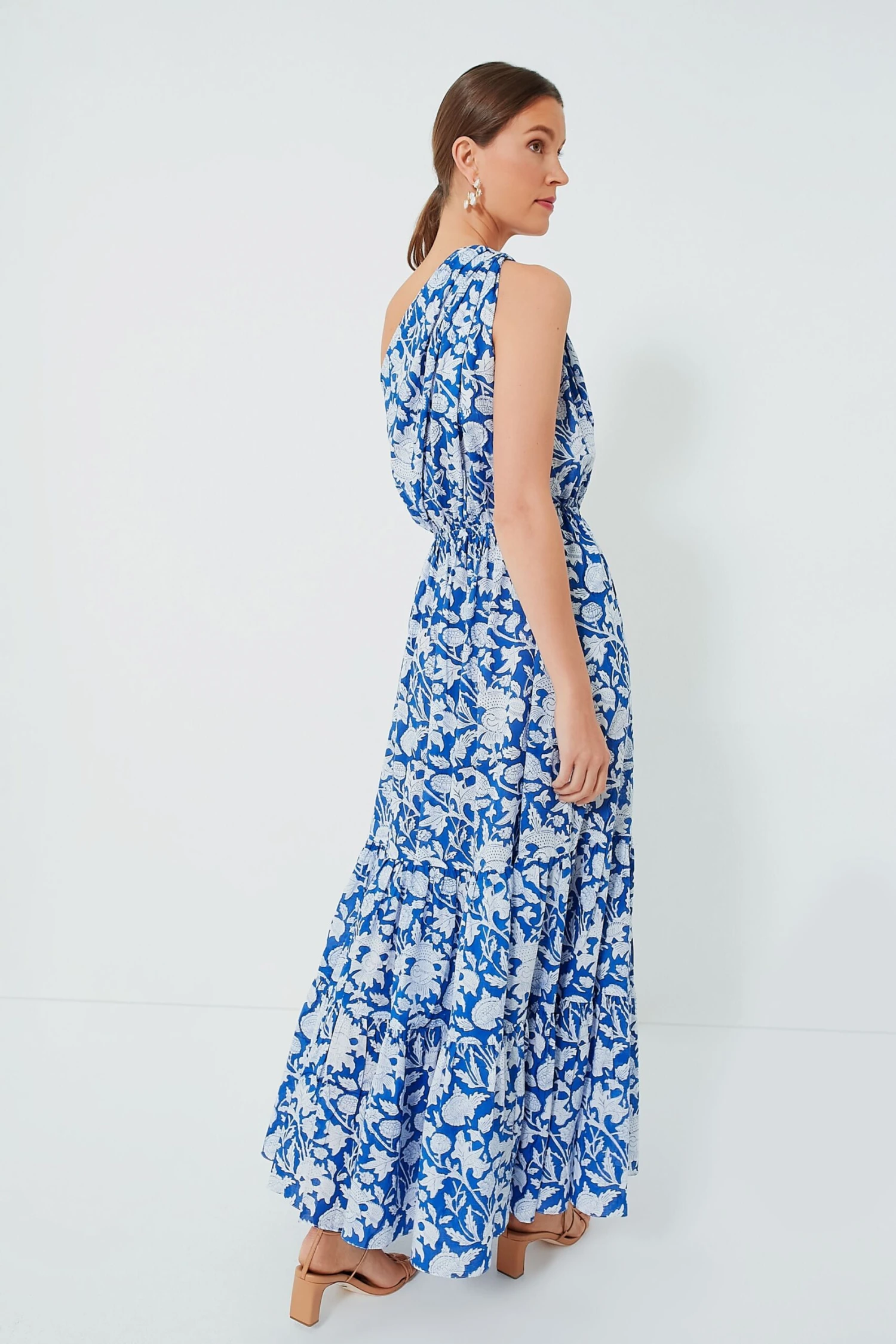 Exclusive Blue Botanica Long Dress - Image 4