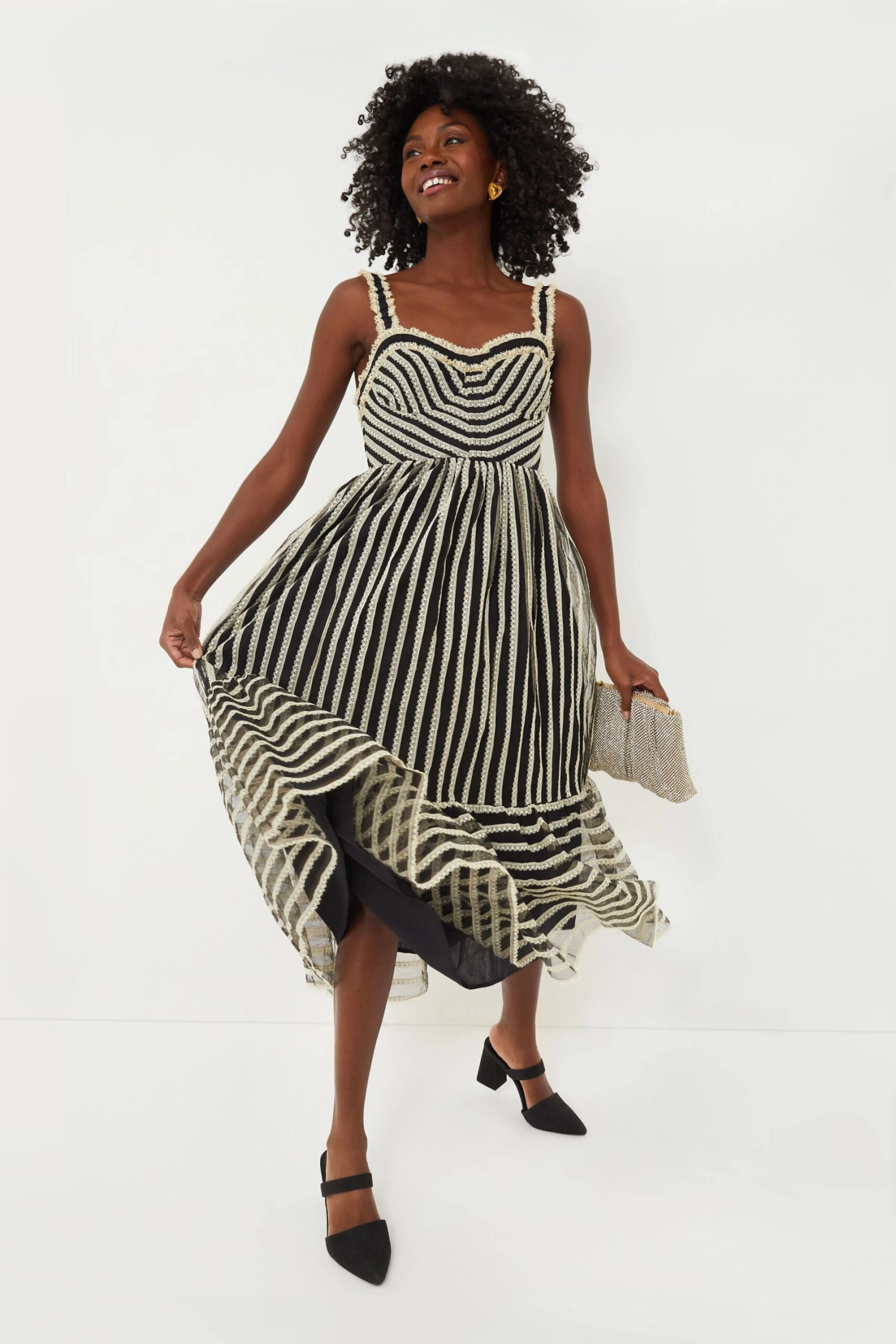 Multi Verona Lace Corset Dress - Image 2