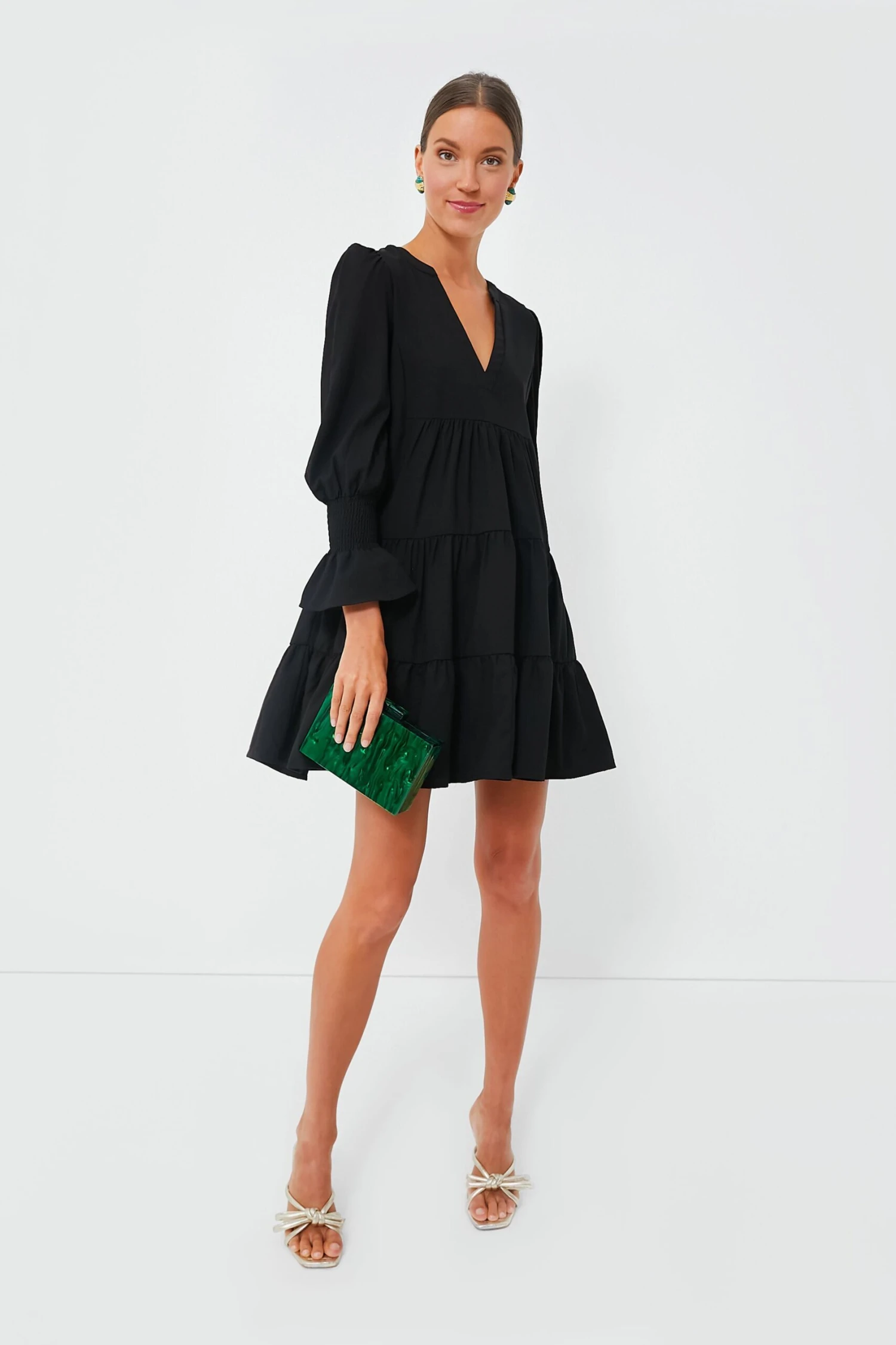 Black Crepe Kenzo Dress - Image 2