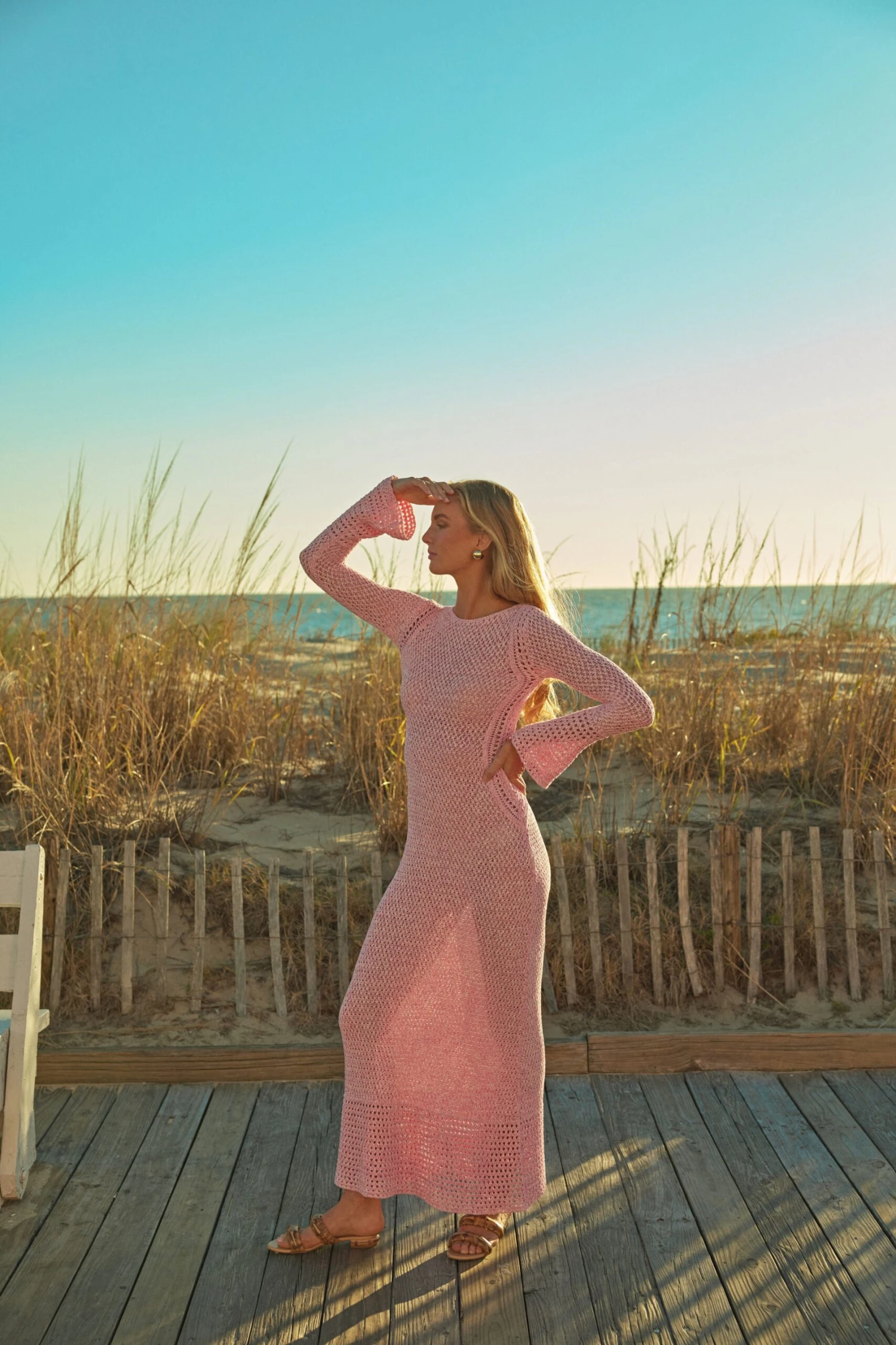 Una Crochet Maxi Dress - Image 2