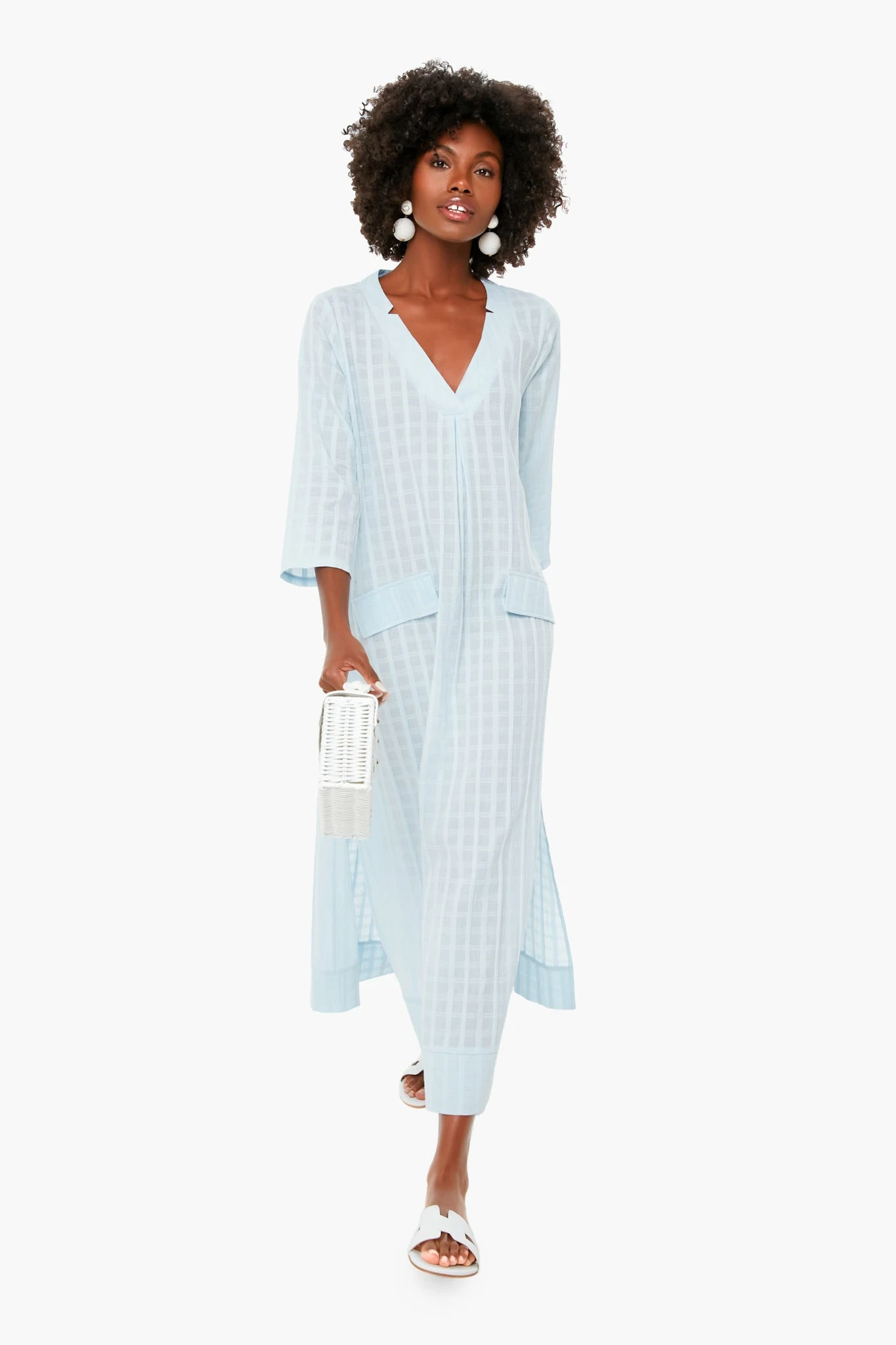 Light Blue Carolina Caftan - Image 2