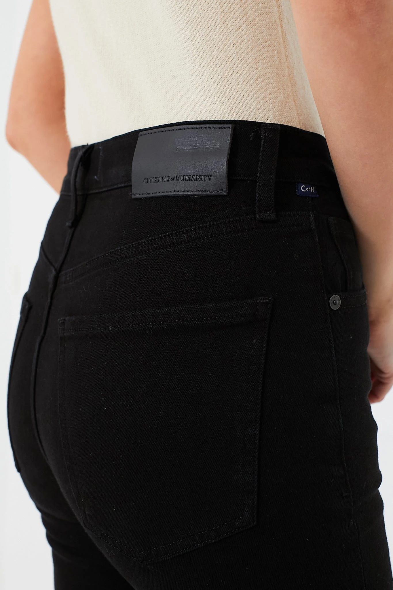 CITIZENS OF HUMANITY Jet Black Jolene High Rise Vintage Slim - Image 5