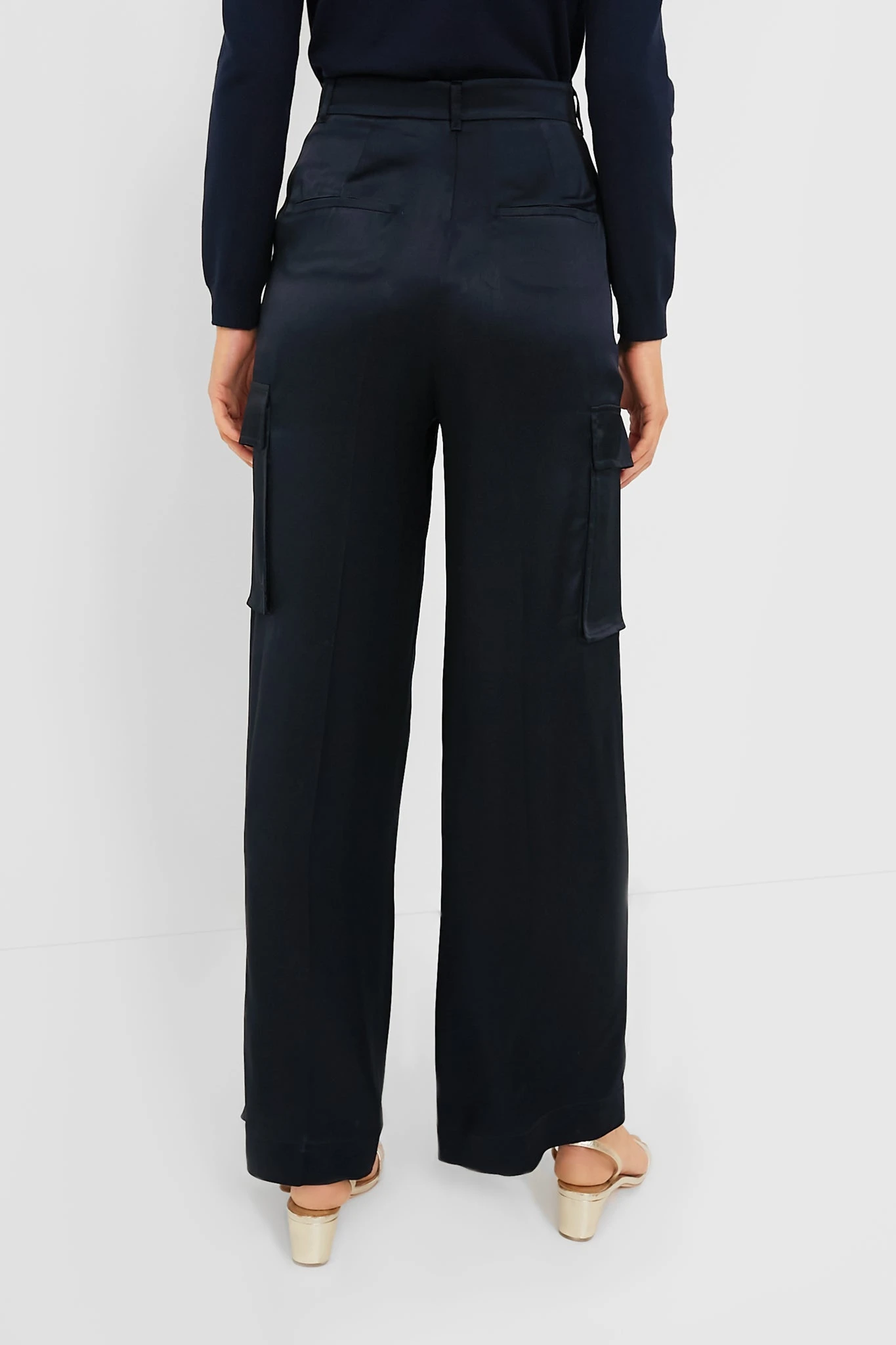Marella Navy Birillo Pant - Image 4