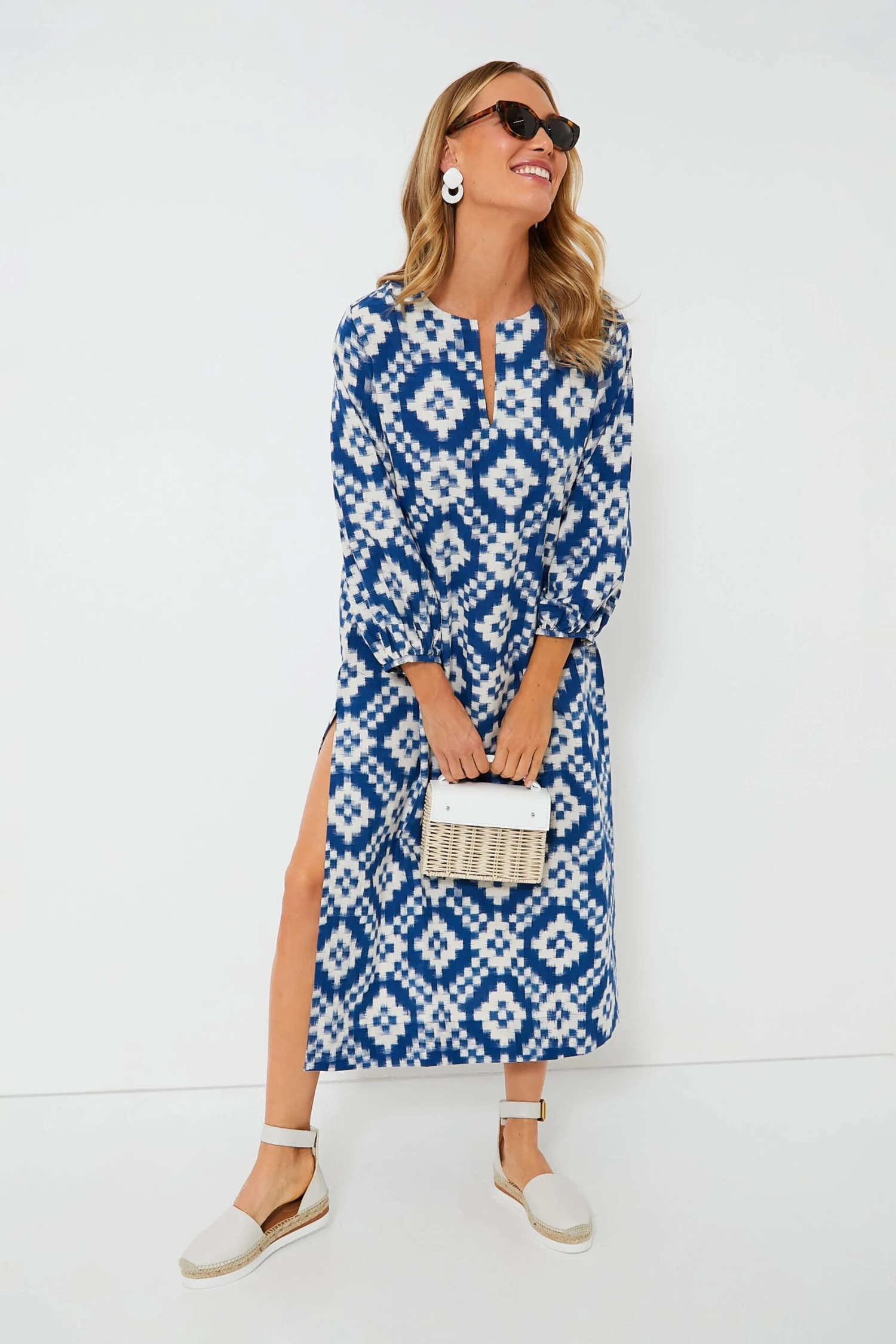 Blue Dorcas Kaftan - Image 2