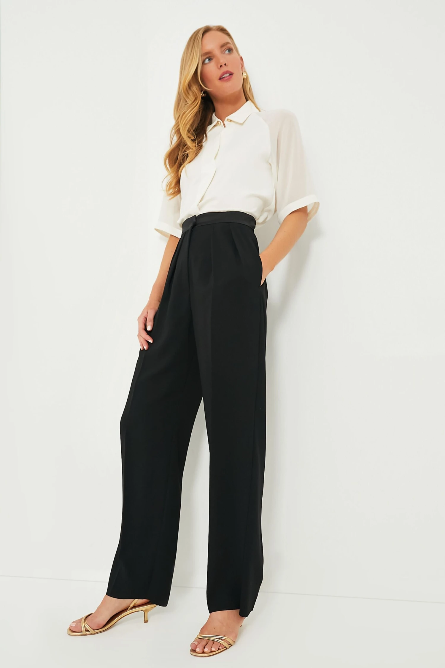 Marella Black Arles Trouser - Image 2