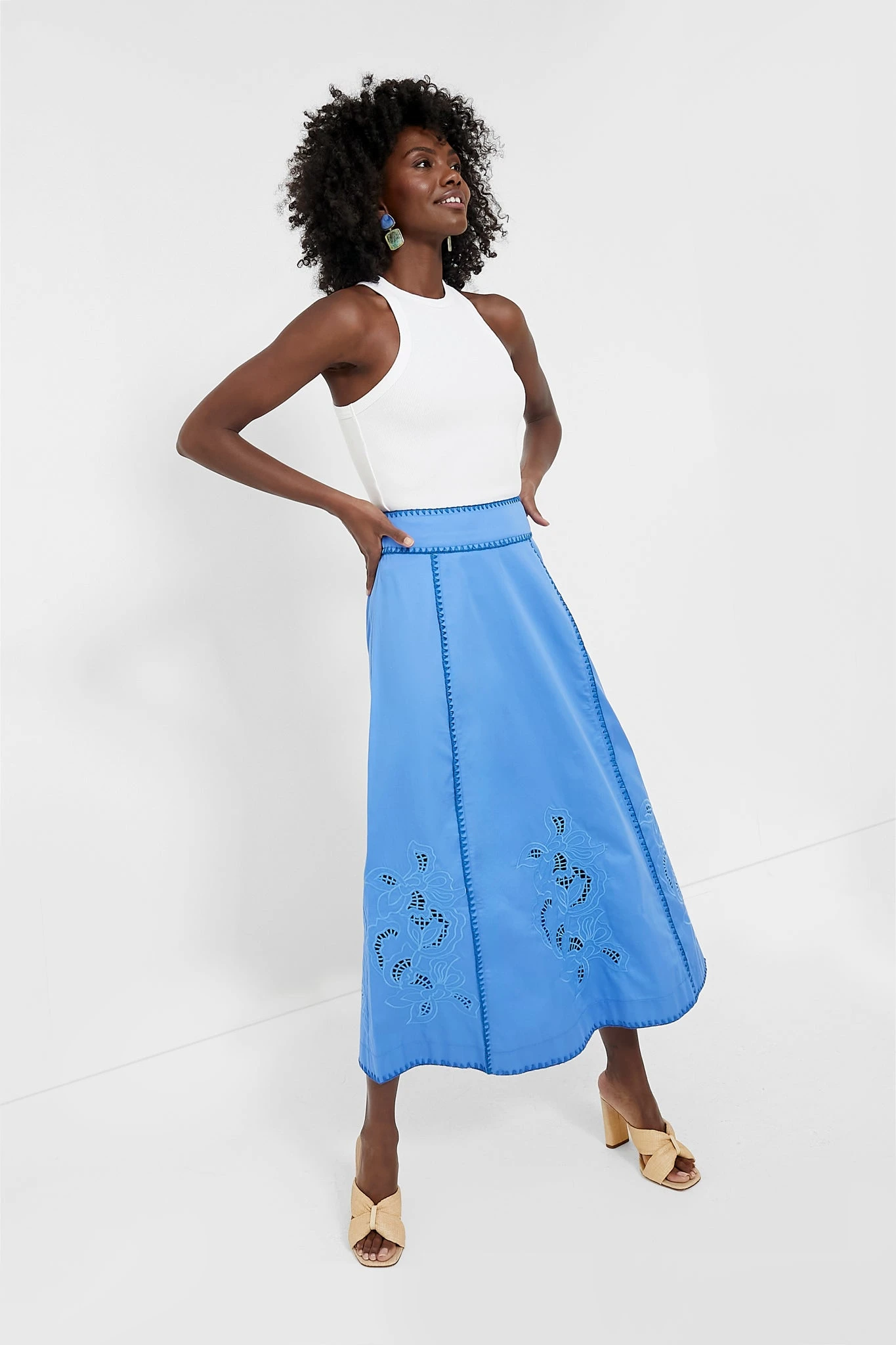 Blue Rosalie Skirt - Image 6