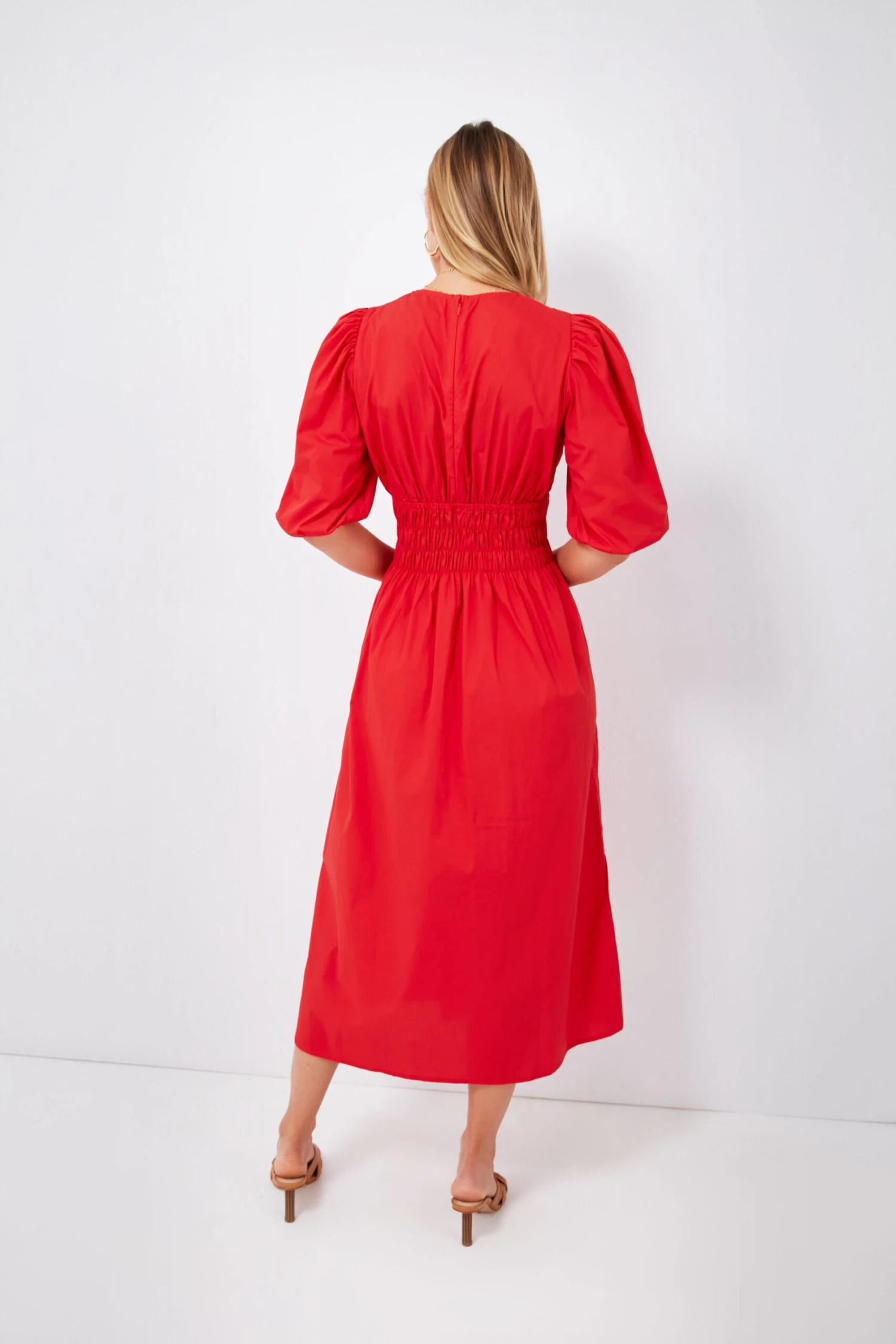 Cherry Tomato Agnata Midi Dress - Image 4