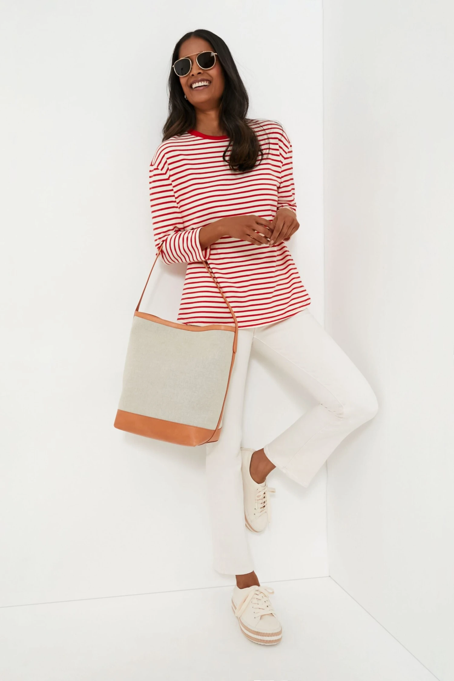 Cherry Striped Knit Popover - Image 6