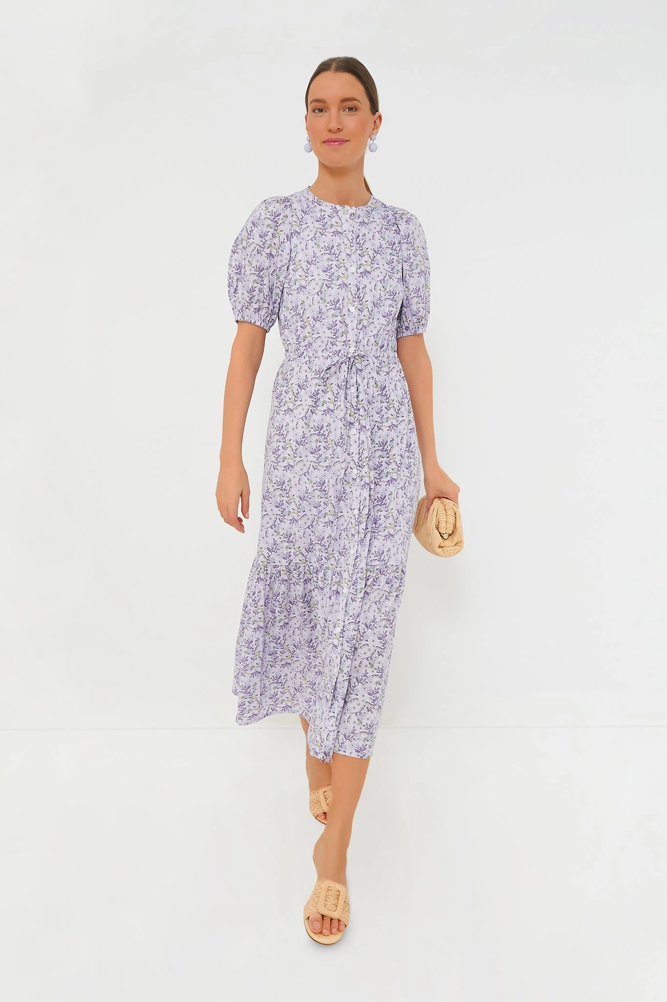 Lavender Floral Frannie Maxi Dress - Image 7