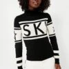 Black Schild Turtleneck Sweater