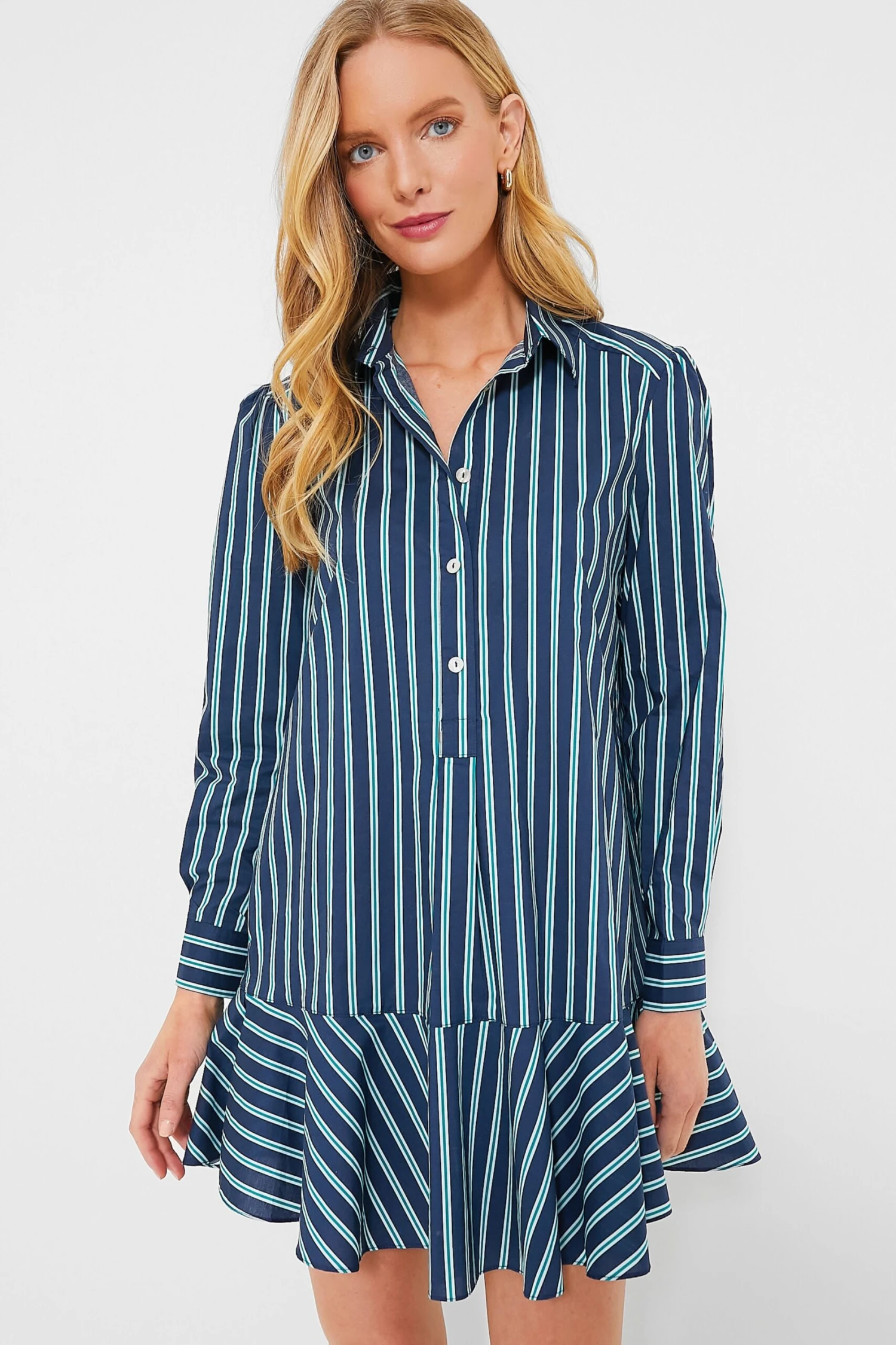 Lagoon Stripe Callahan Shirt Dress - Image 2