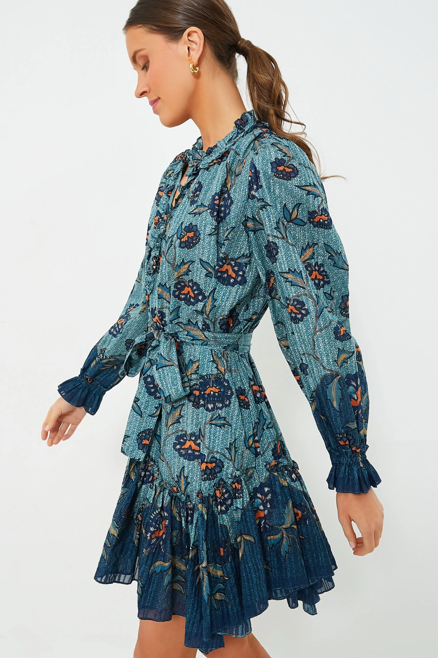 ULLA JOHNSON Cornflower Anais Dress - Image 3