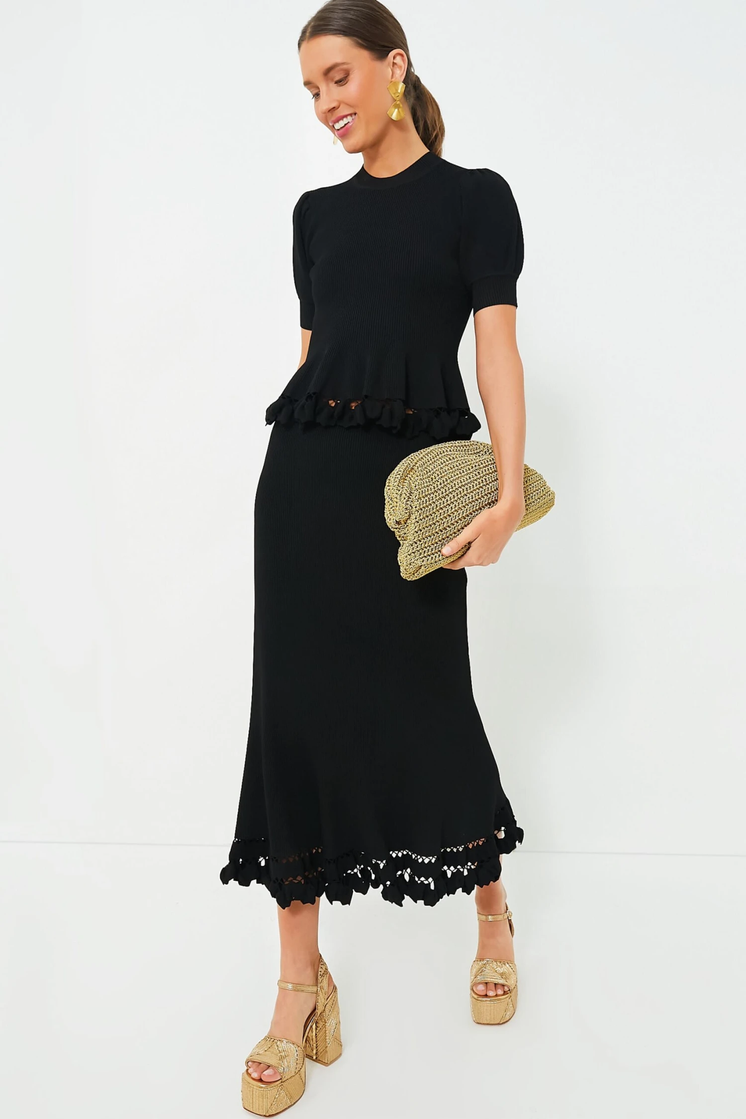 ULLA JOHNSON Noir Esma Top - Image 2