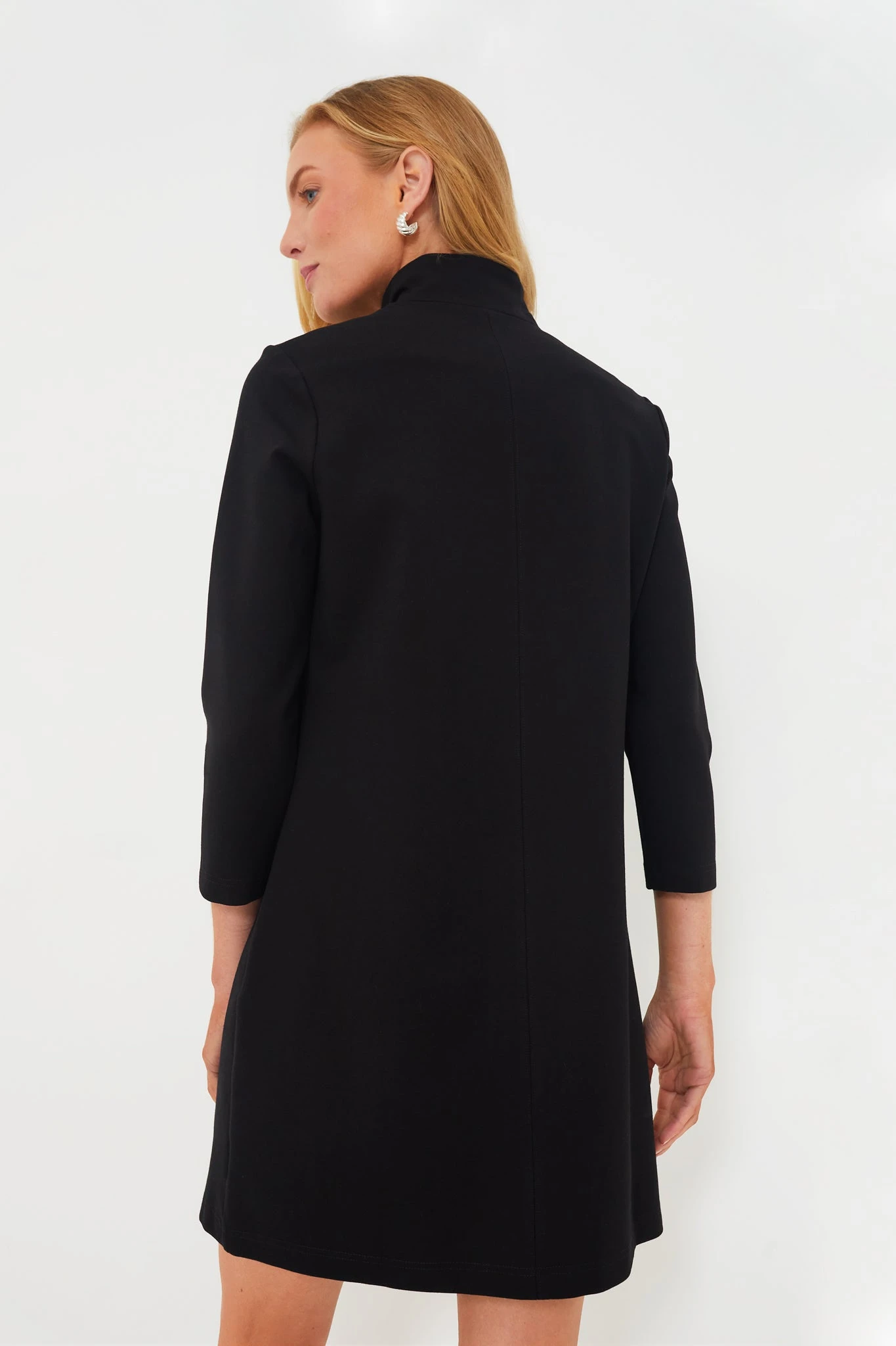 Black Ponte Clifton Dress - Image 4