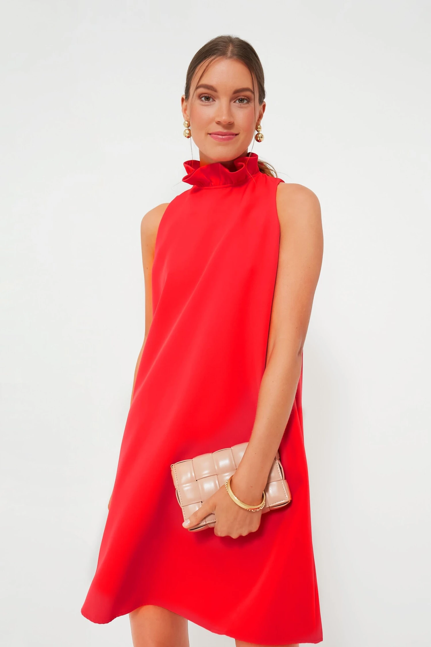 Poppy Red Blythe Dress - Image 2