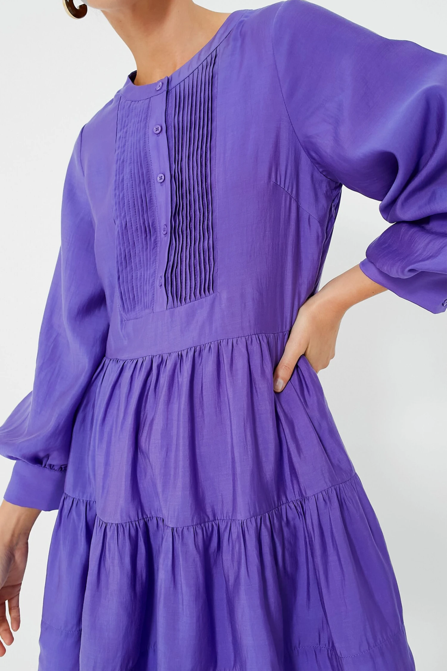 Purple Amie Mini Dress - Image 5