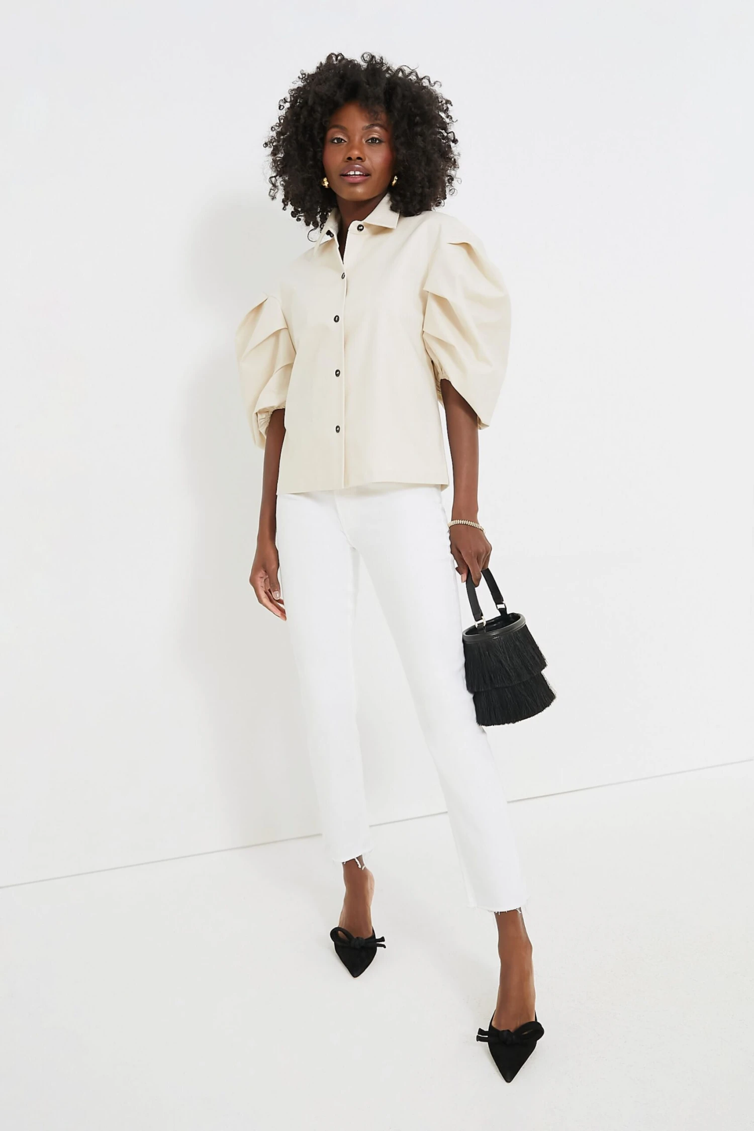 Cream Sady Top - Image 2