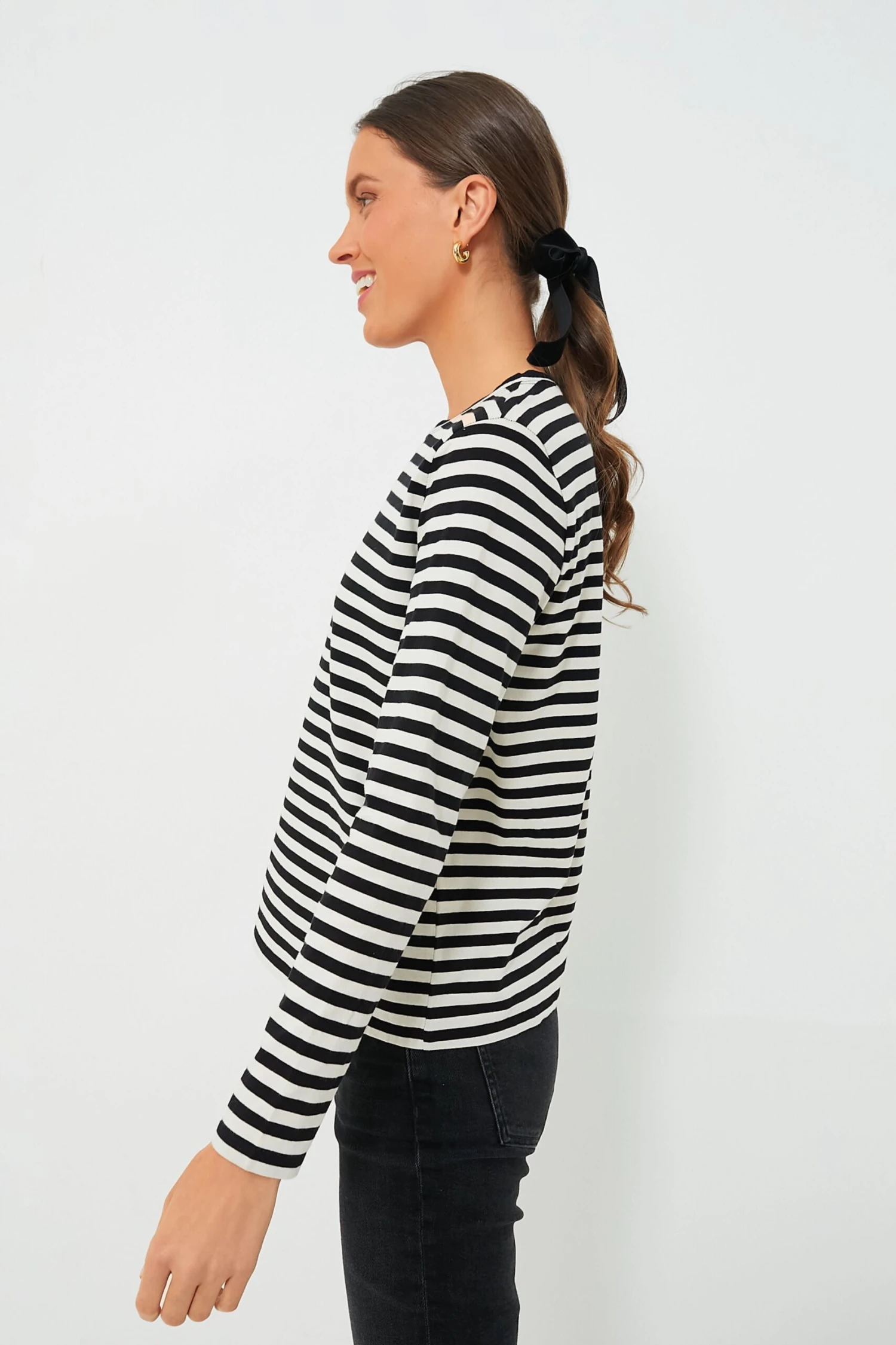 Black And Cream The Modern Long - Image 3