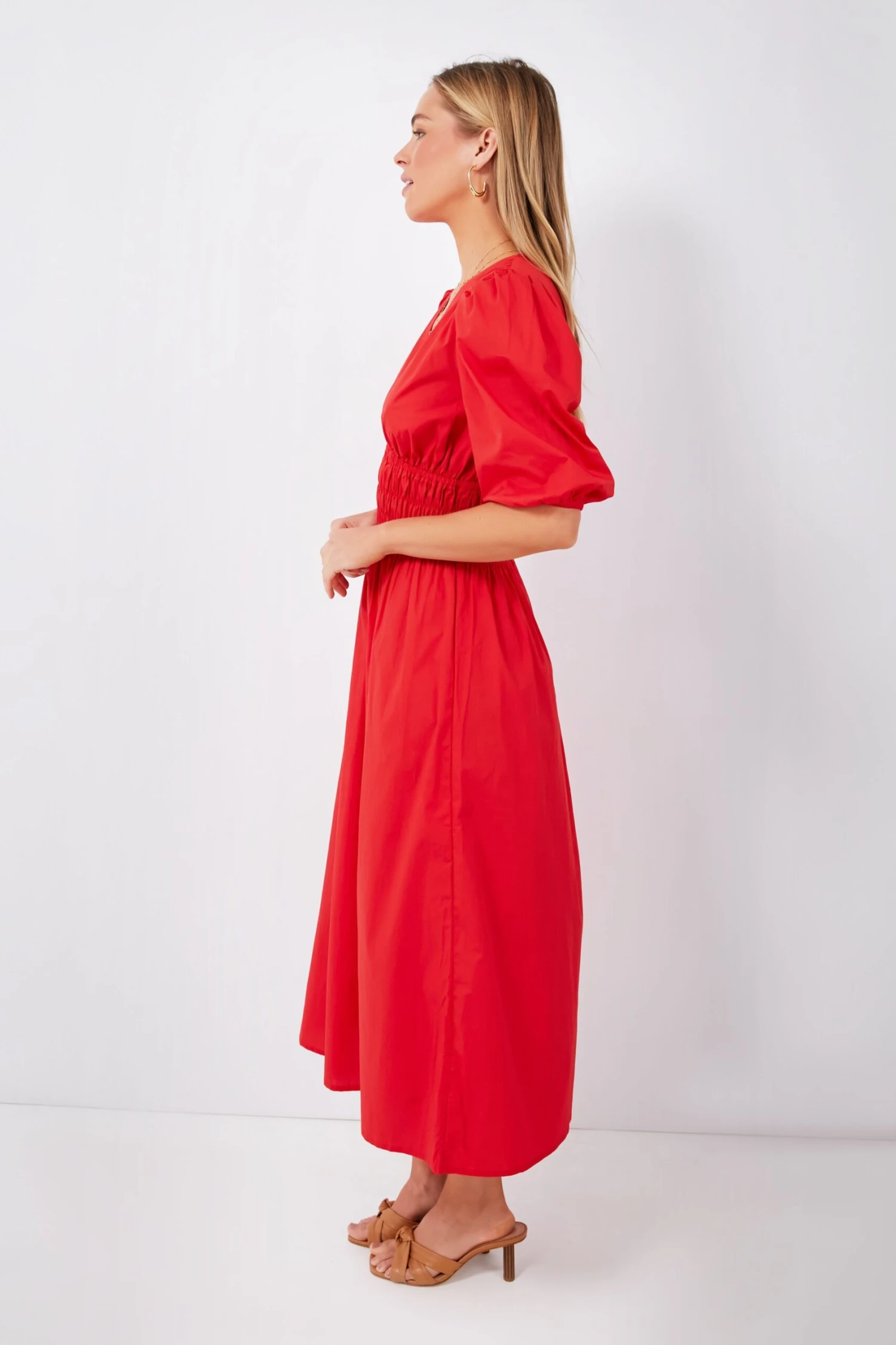 Cherry Tomato Agnata Midi Dress - Image 3