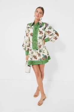 Multi Birdie Mini Dress