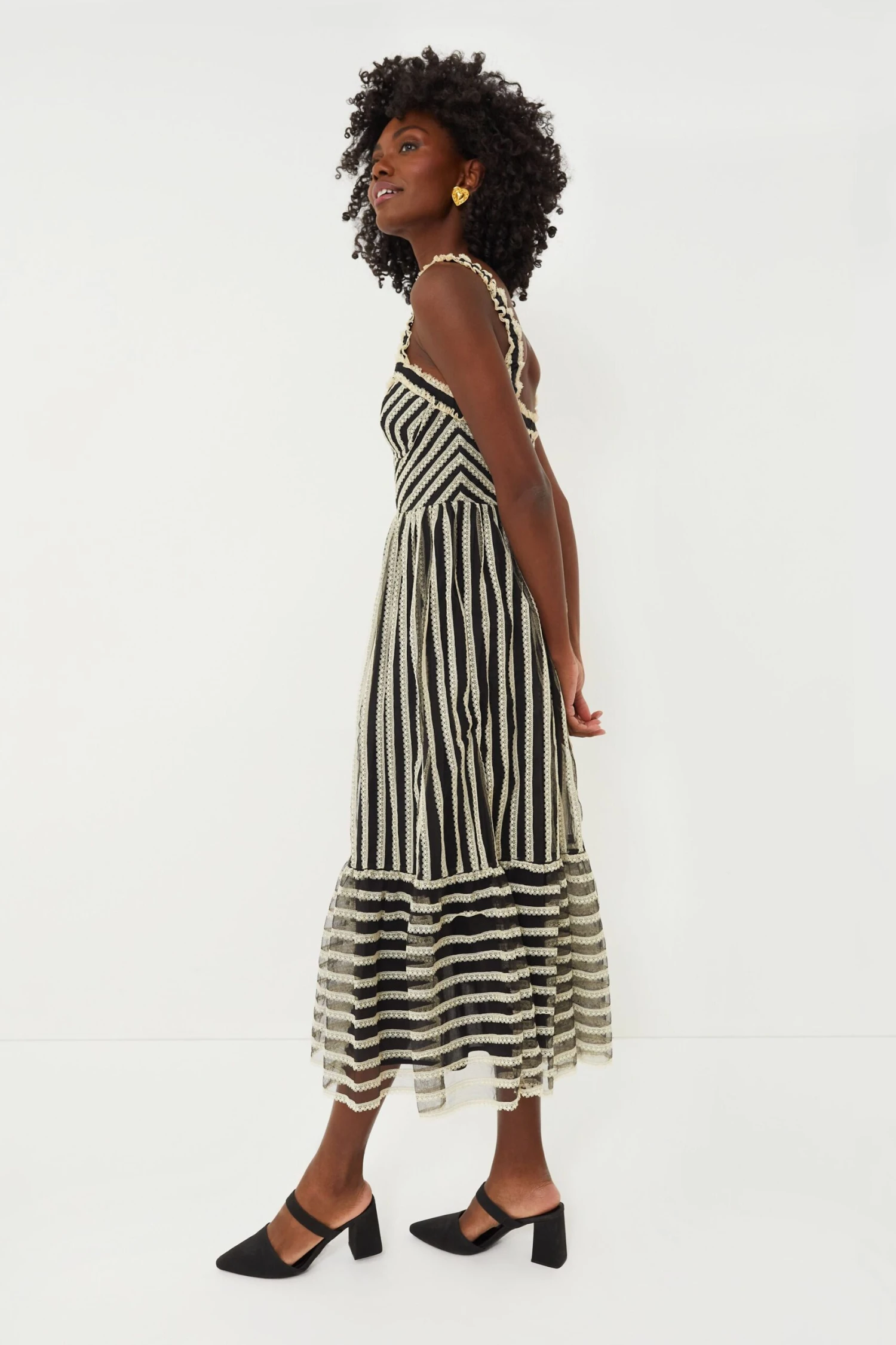 Multi Verona Lace Corset Dress - Image 3