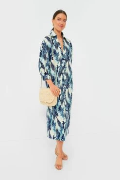 Sloane Collared Shirt Dress