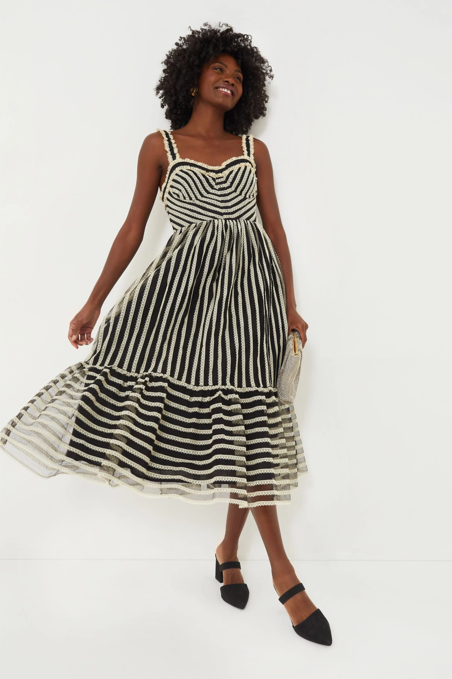 Multi Verona Lace Corset Dress - Image 6