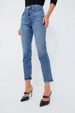 AGOLDE Moor Riley Long High Rise Straight