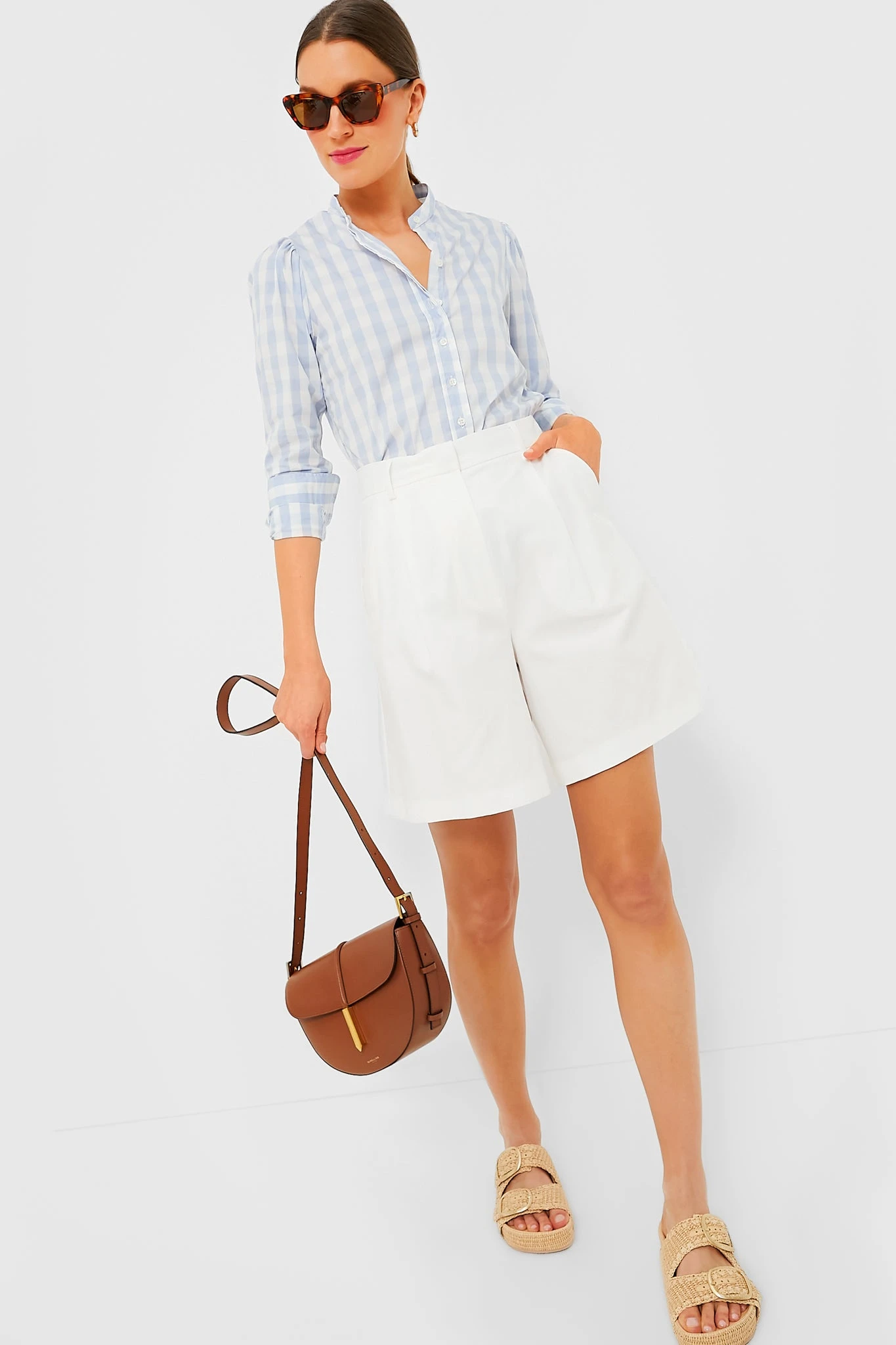 Weekend Max Mara Ivory Ecuba Shorts - Image 2
