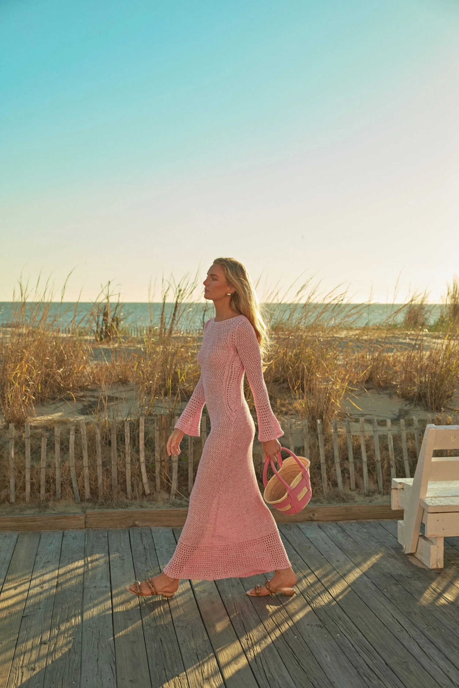 Una Crochet Maxi Dress - Image 7