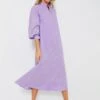 Embroidered Wisteria Caftan