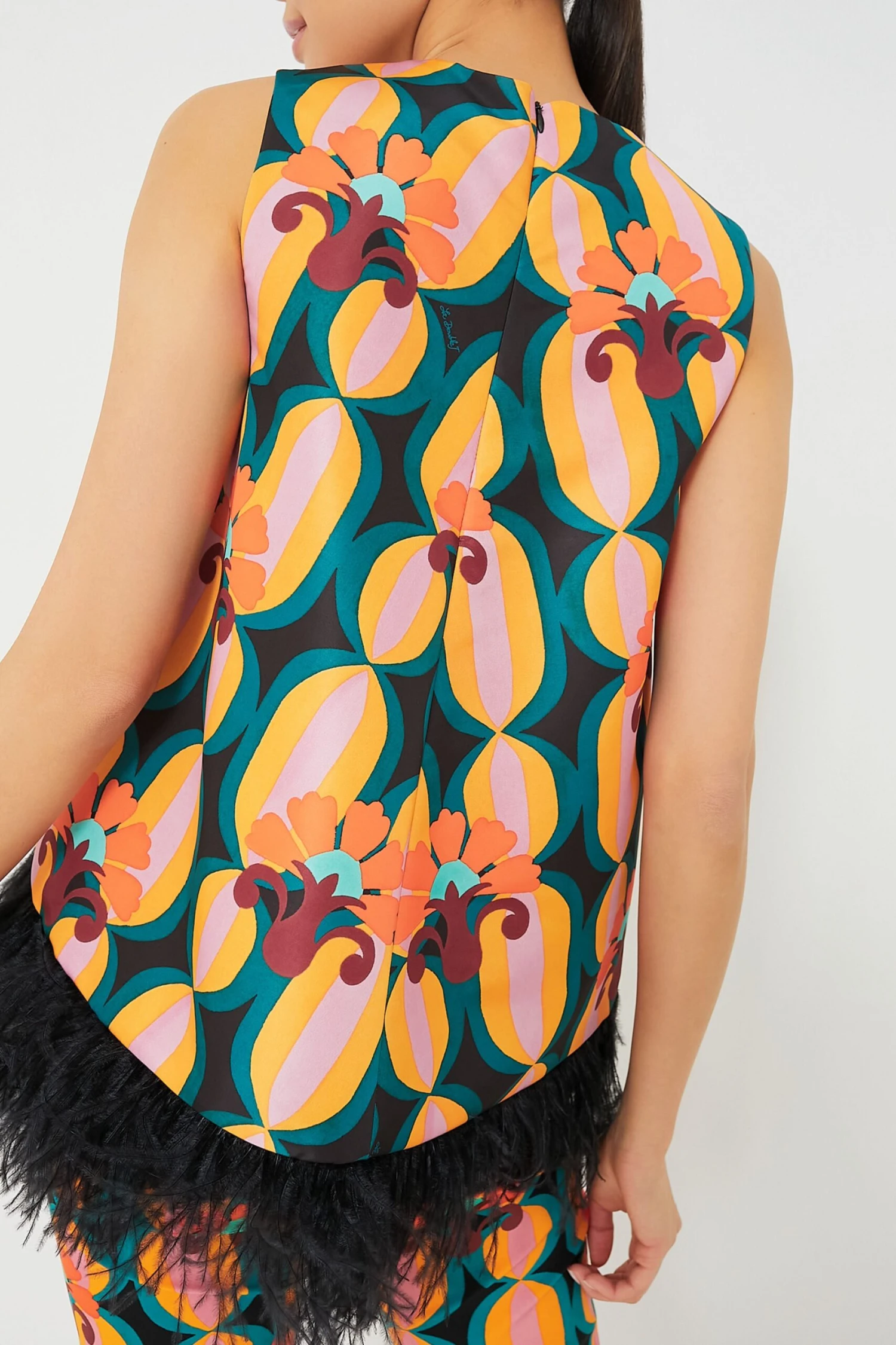 Arcturus La Scala Top With Feathers - Image 3