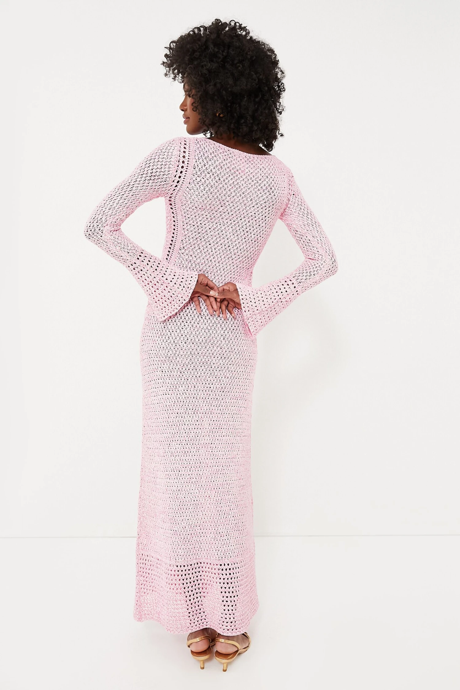 Una Crochet Maxi Dress - Image 4