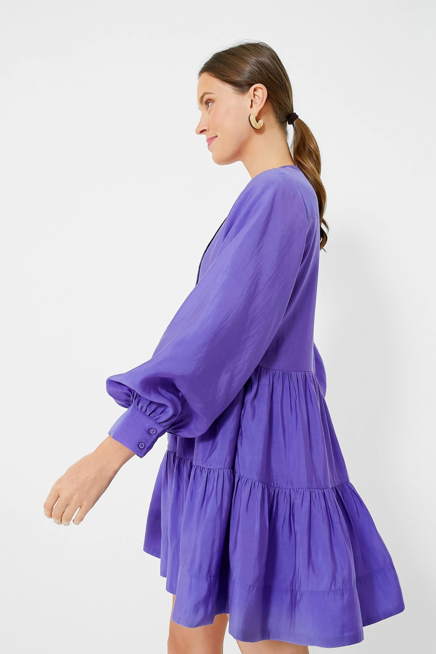 Purple Amie Mini Dress - Image 3