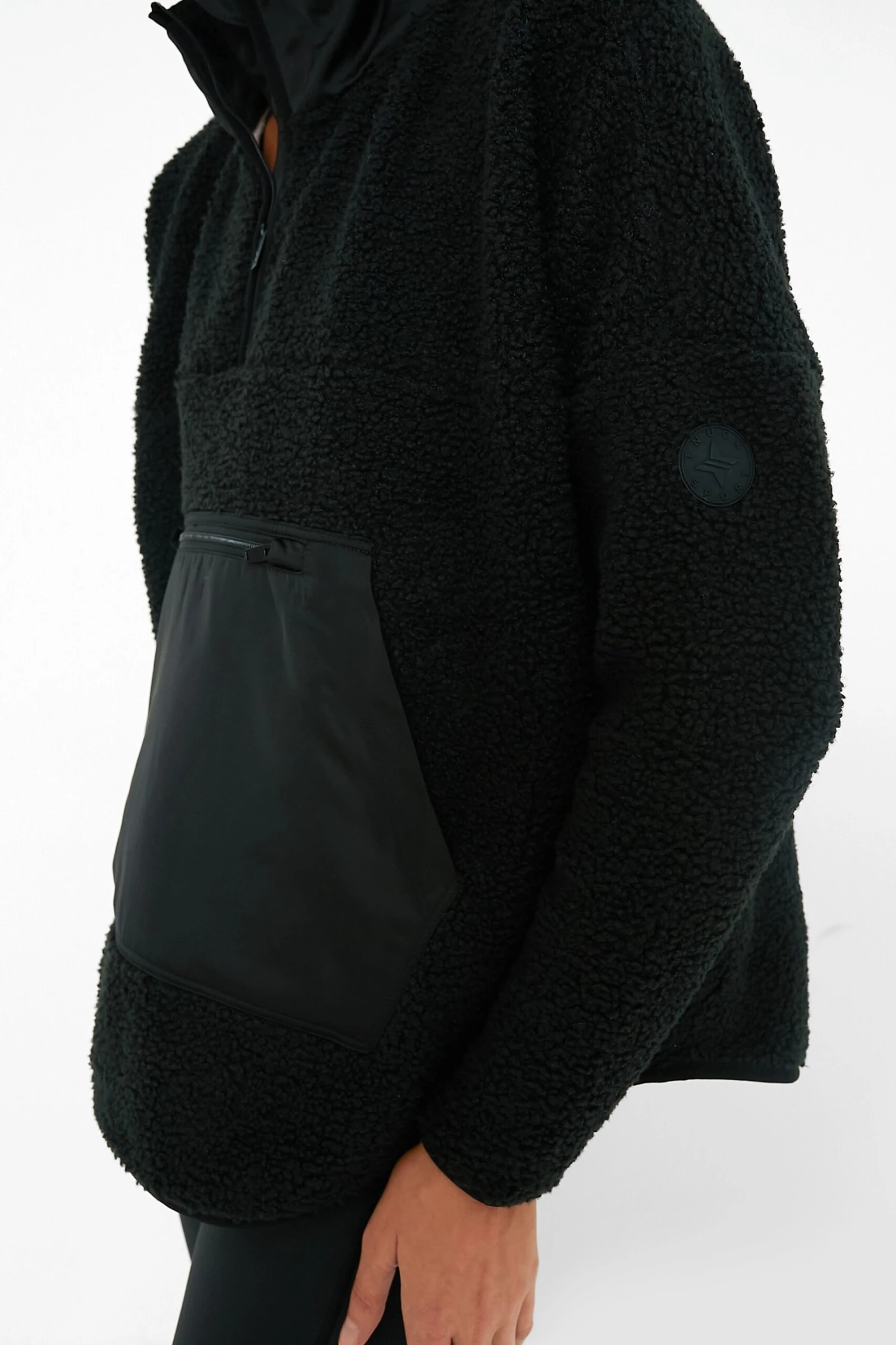 Black Fleece Cady Quarter Zip - Image 4
