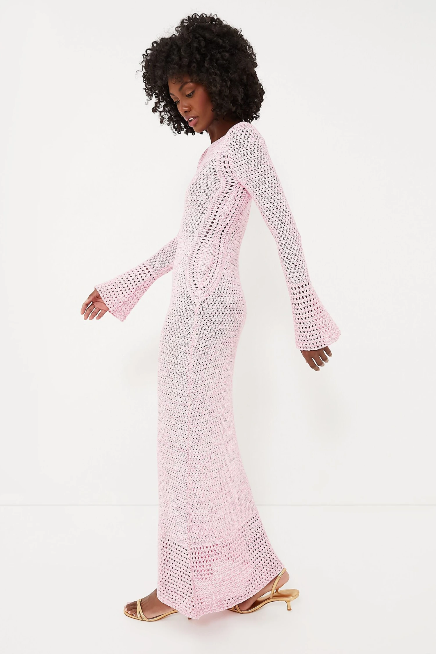 Una Crochet Maxi Dress - Image 3