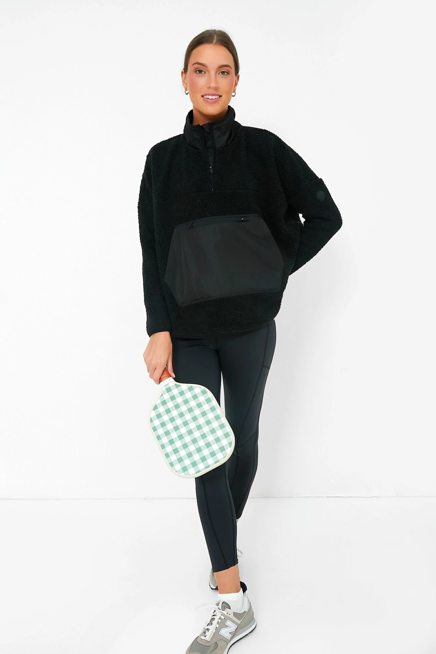 Black Fleece Cady Quarter Zip - Image 2