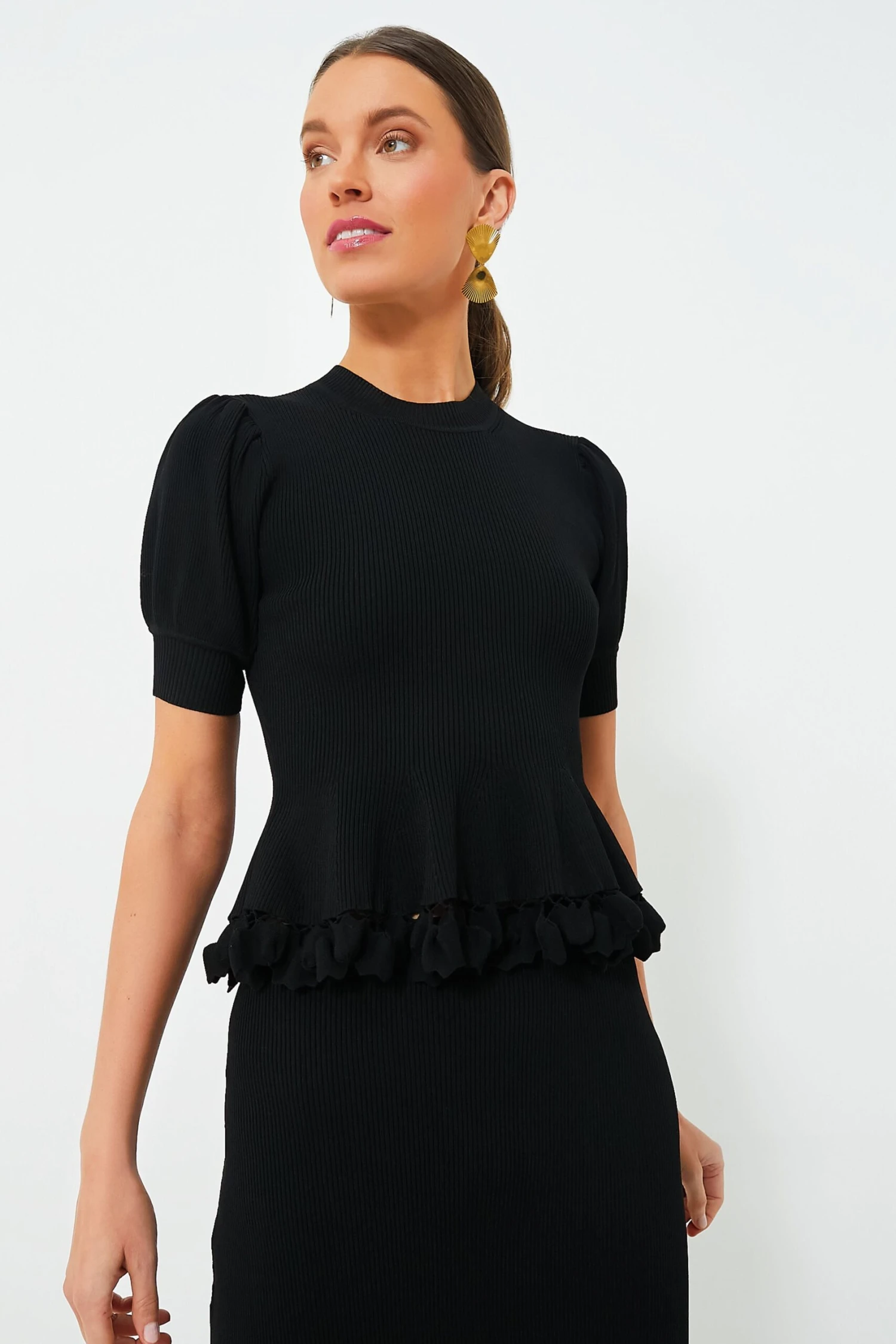 ULLA JOHNSON Noir Esma Top