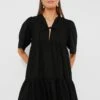 Black Swiss Dot Isla Dress