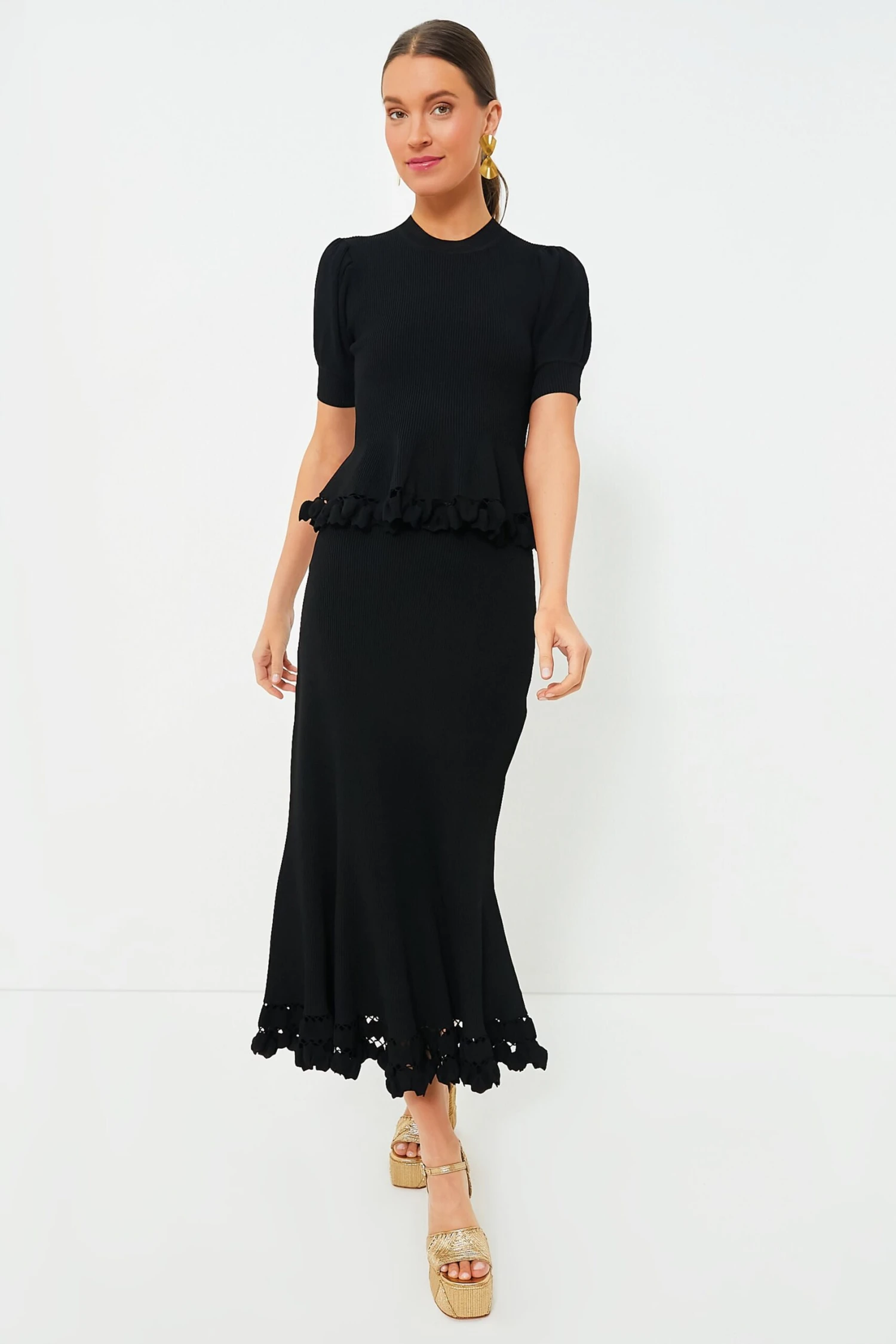 ULLA JOHNSON Noir Esma Top - Image 6