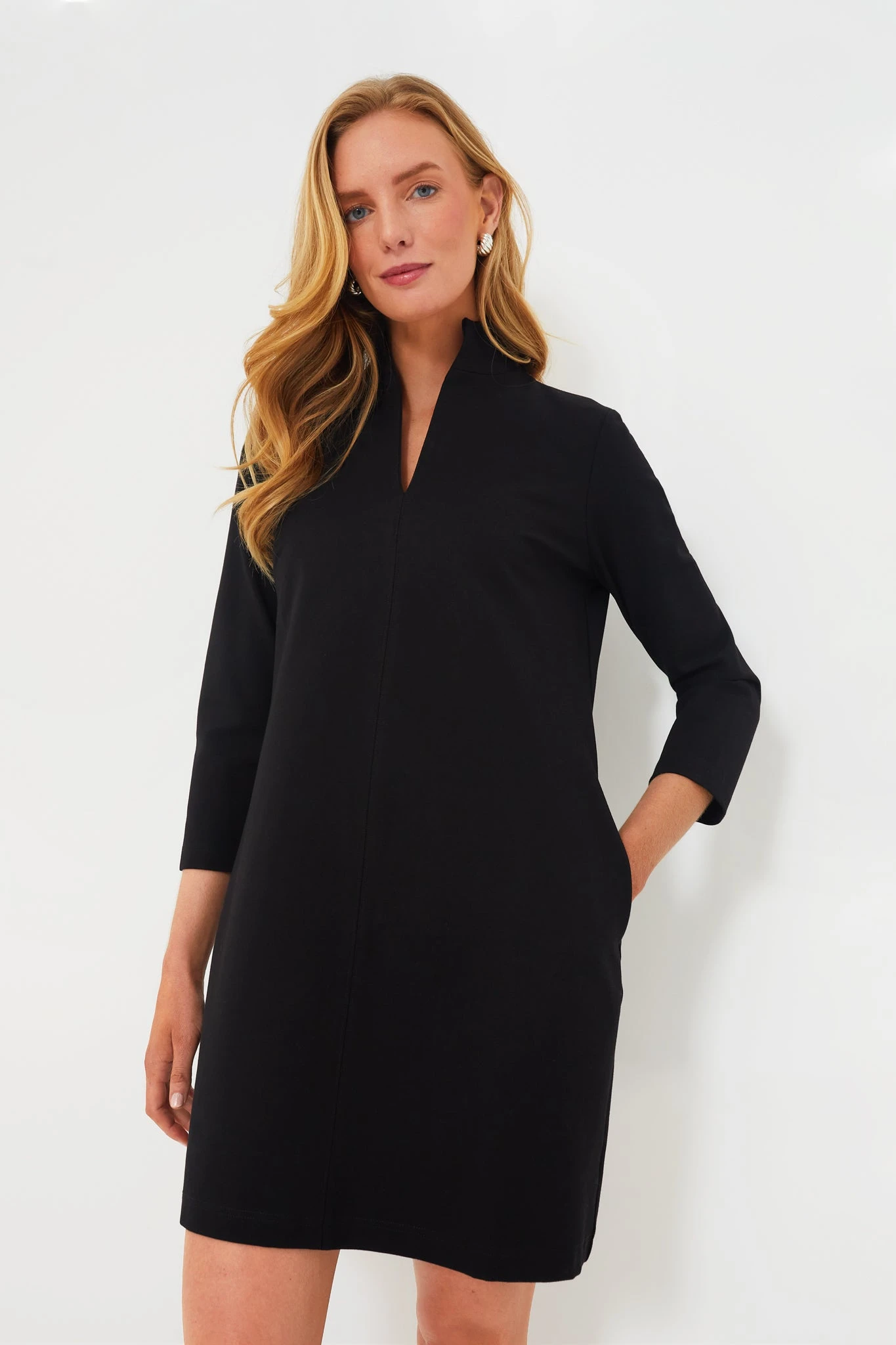 Black Ponte Clifton Dress - Image 2