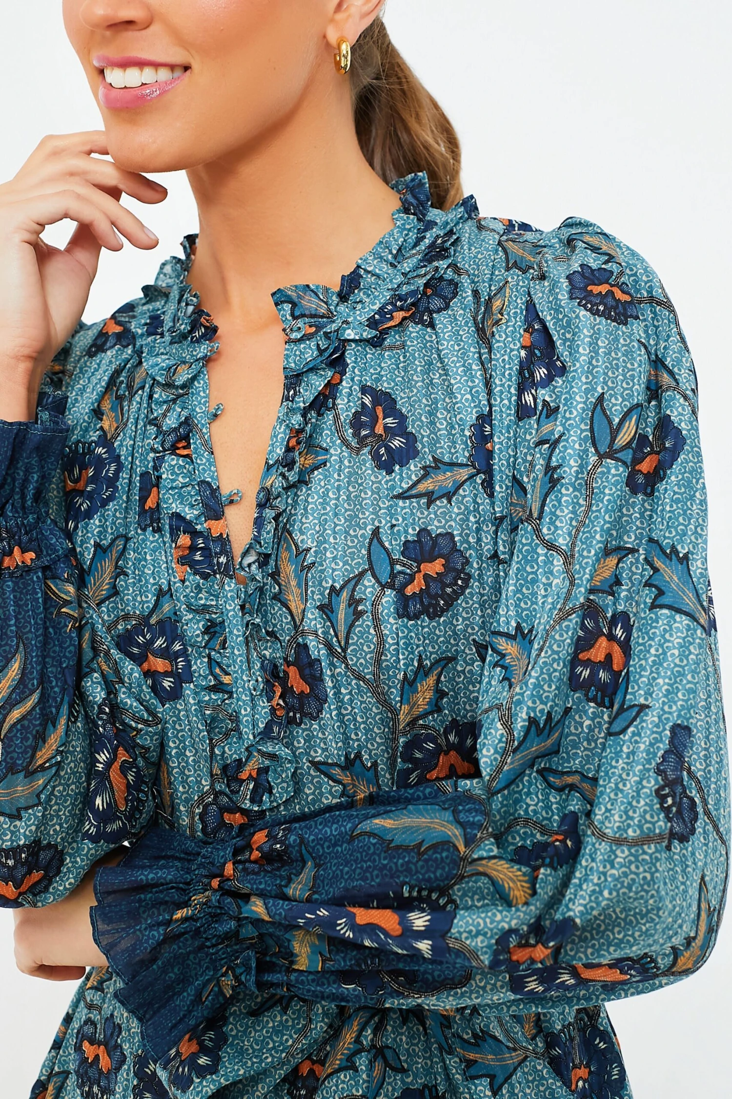 ULLA JOHNSON Cornflower Anais Dress - Image 5