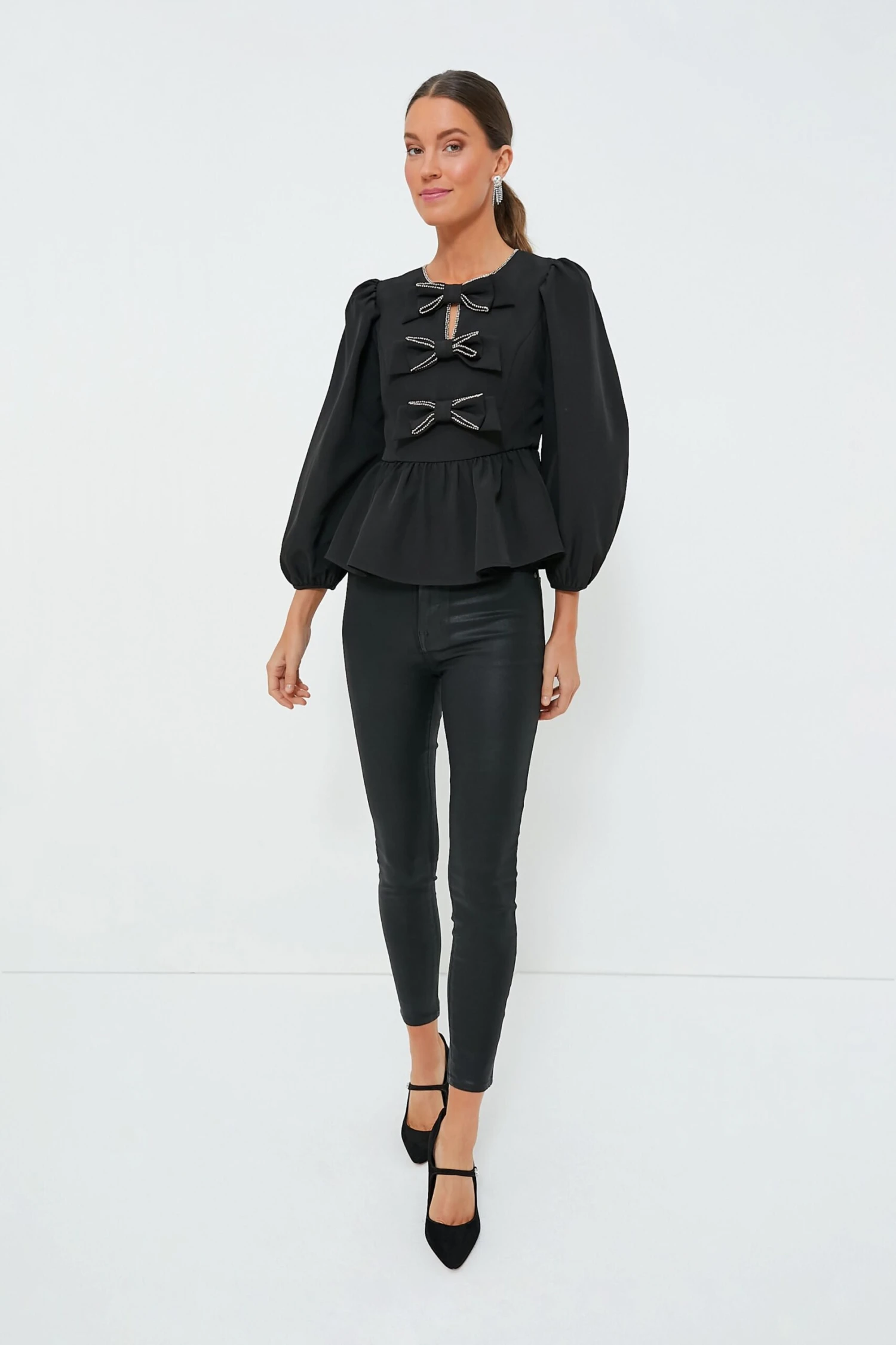 Embellished Bow Blair Blouse - Image 6