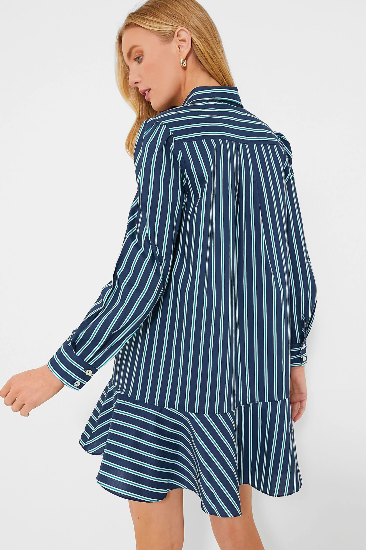 Lagoon Stripe Callahan Shirt Dress - Image 4