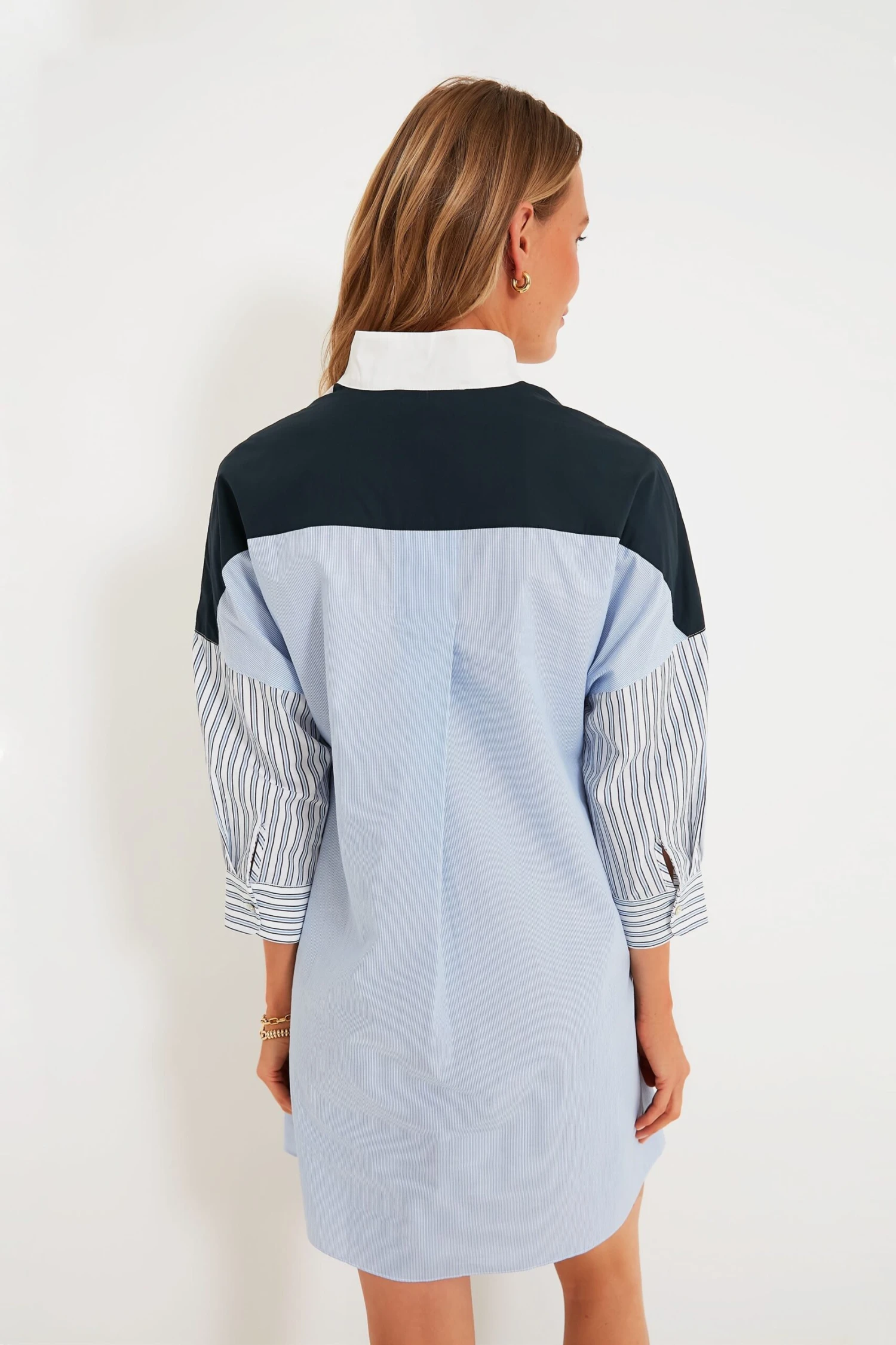 Colorblock Burnell Shirt Dress - Image 4